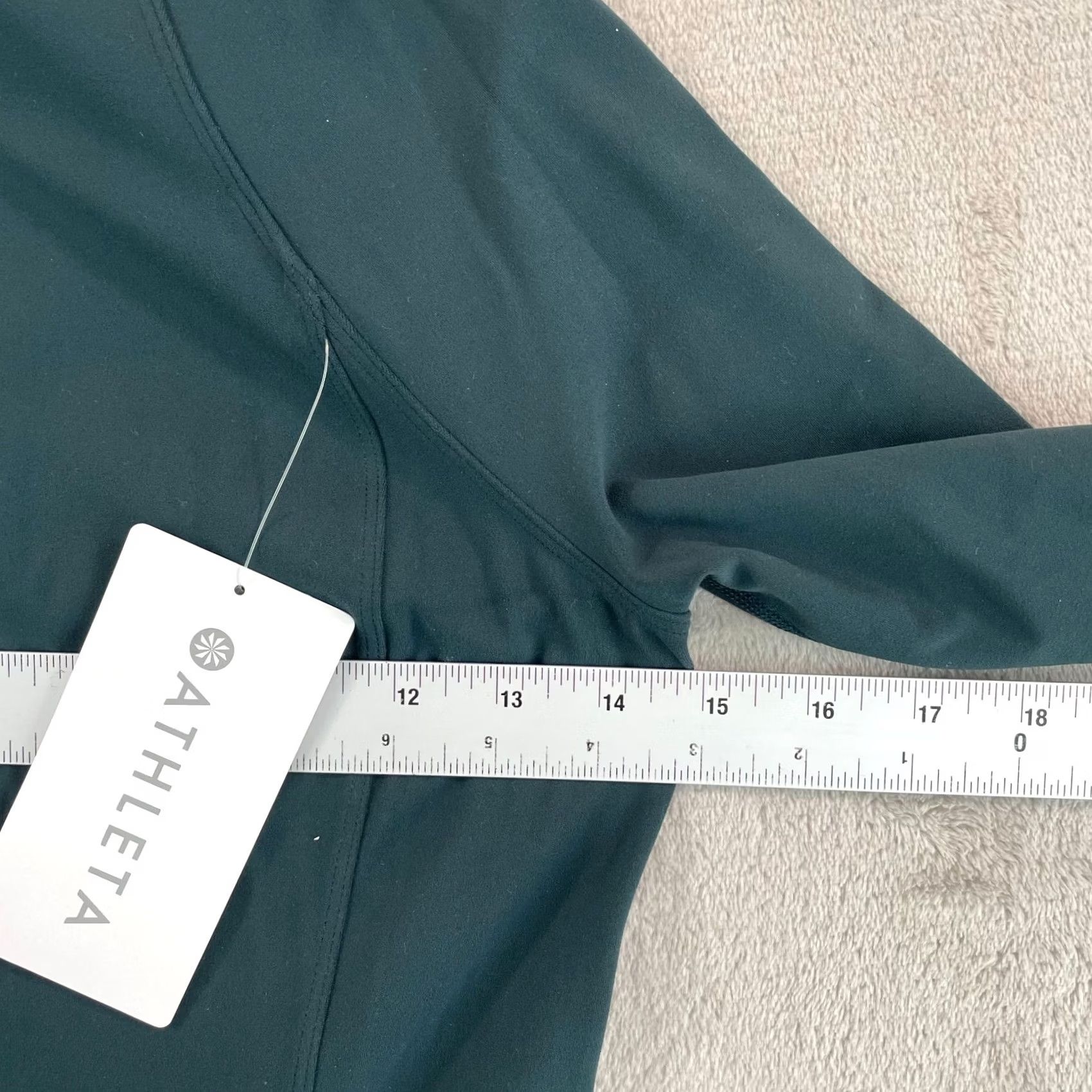 Athleta Athleta Salutation Jacket Women 2XS Green PowerVita Fabric Stretch Yoga NWT 29 Size XXS / US 00 / IT 34 - 7 Thumbnail