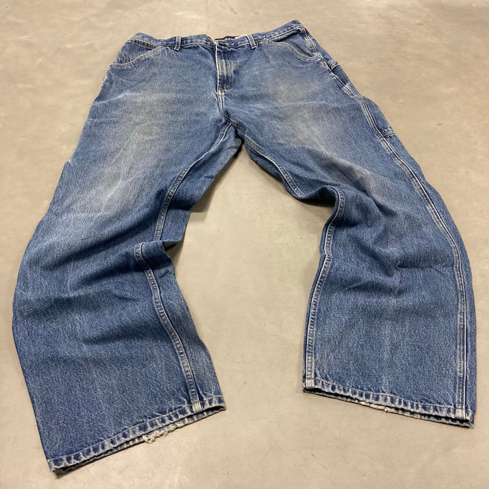 Nautica × Vintage vintage Y2K baggy nautica carpenter jeans 38x34 Size US 38 / EU 54 - 1 Thumbnail