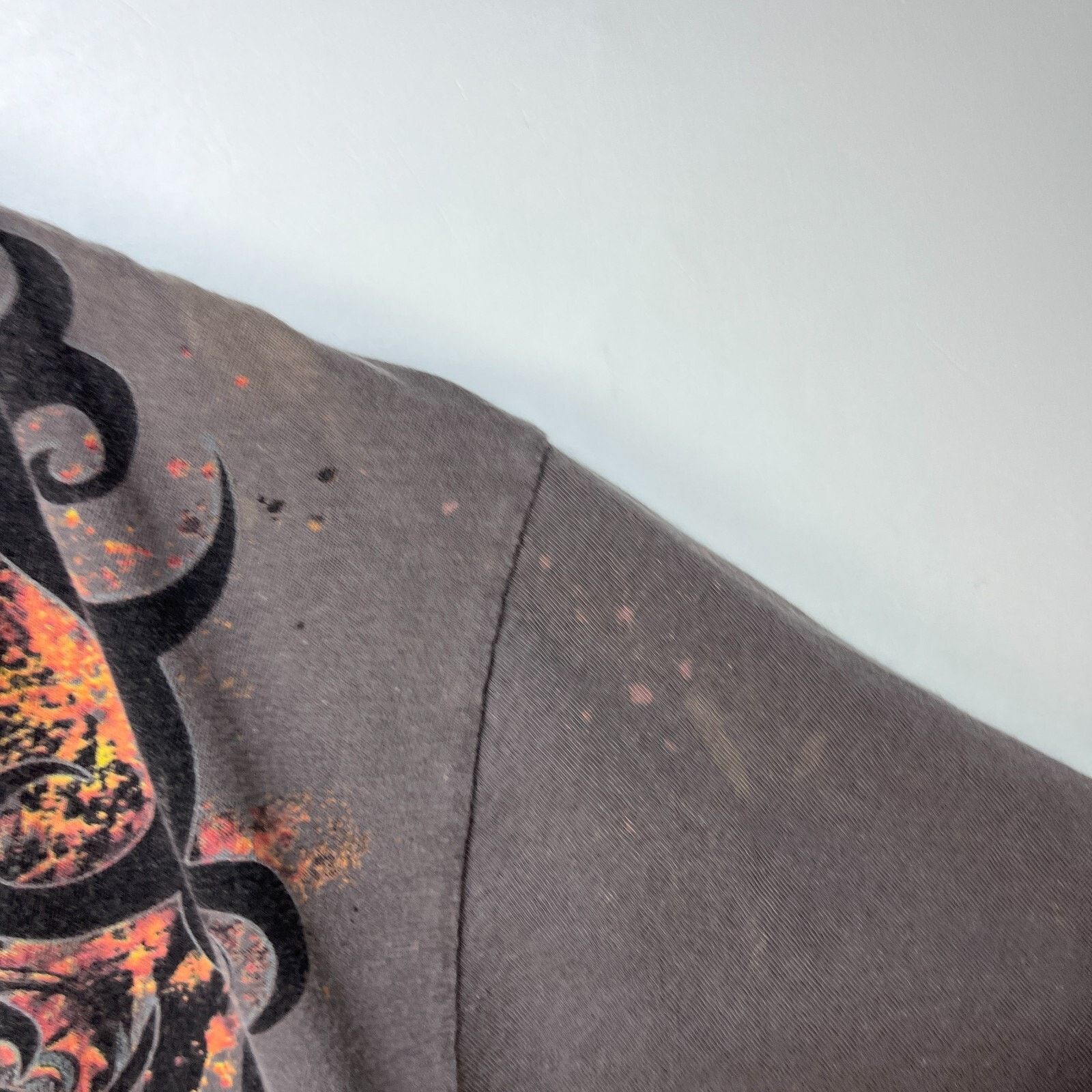 Vintage Vintage Harley-Davidson Skull MMA Y2K AOP Large Goth Grunge Size US L / EU 52-54 / 3 - 7 Thumbnail