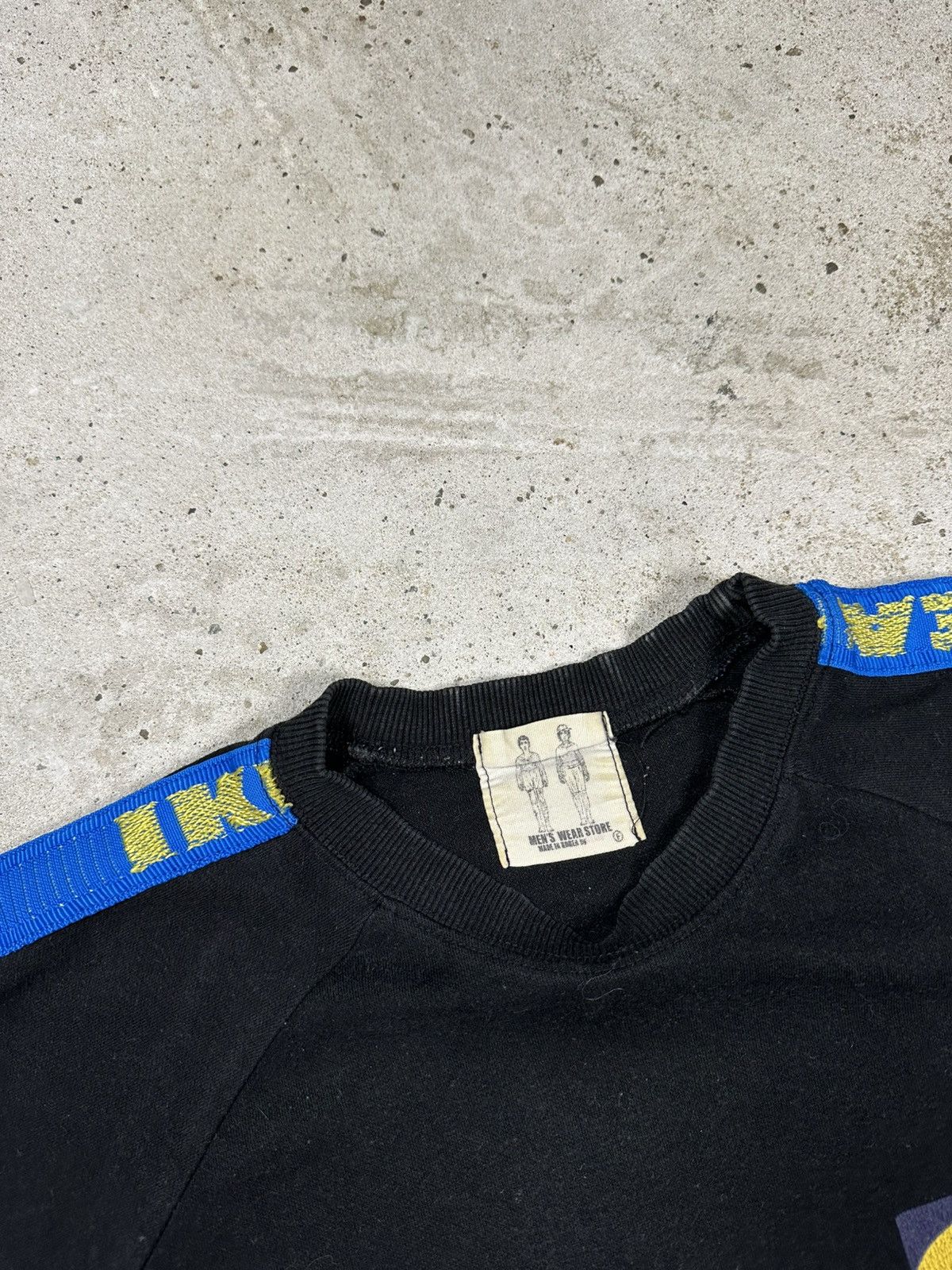Ikea Vintage Y2K Ikea Black Taped Tee T Shirt Size US M / EU 48-50 / 2 - 7 Thumbnail