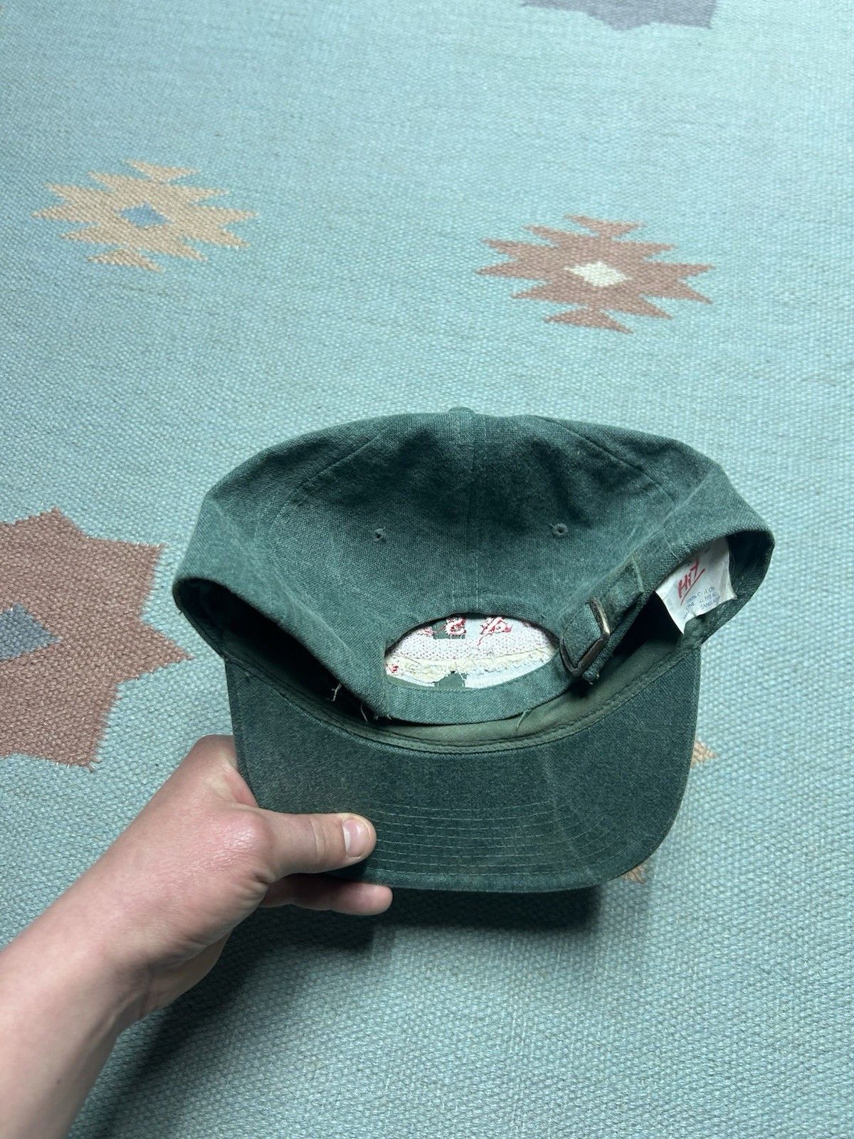 Vintage Vtg strapbac hat S&S contracting insurance stone wash canvas Size ONE SIZE - 5 Thumbnail