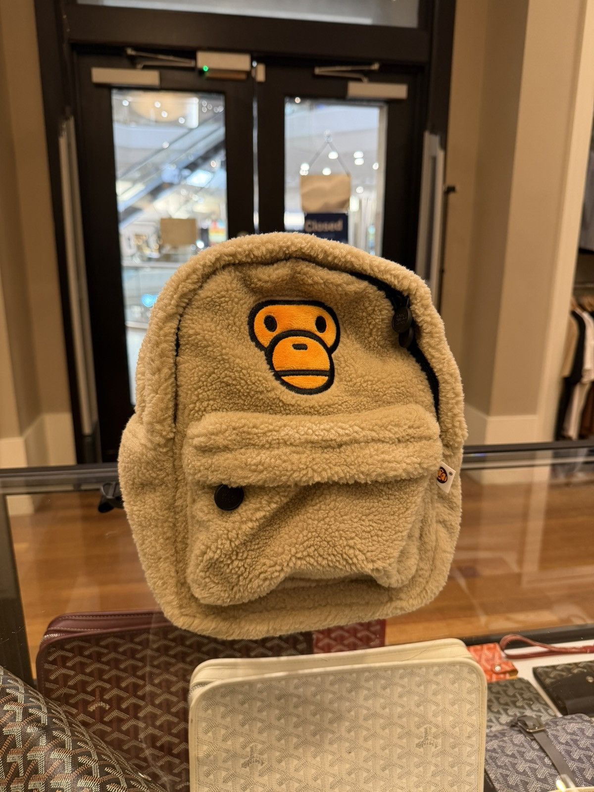Bape BAPE Baby Milo Mini Fur Backpack Plush A Bathing Ape | Grailed