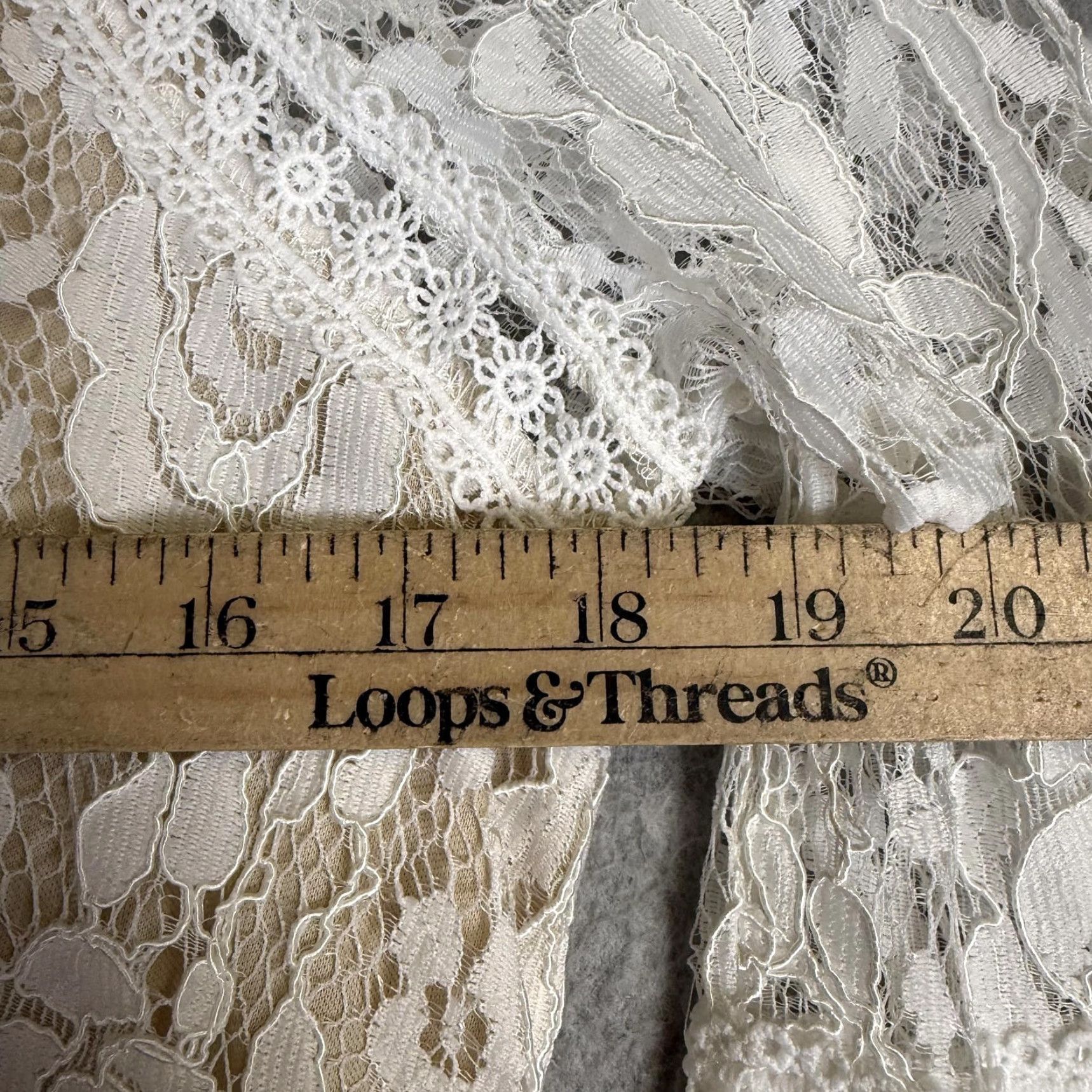 Born Baltic Born Dress Maxi Mermaid Lace Puff Sleeve White XL Women Size XL / US 12-14 / IT 48-50 - 4 Thumbnail