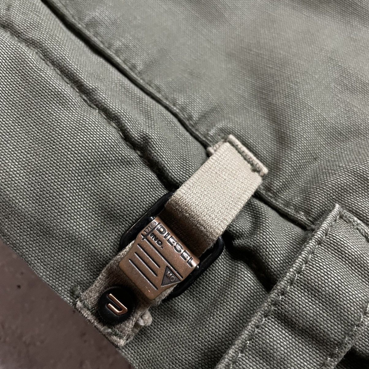 Diesel × Vintage Vintage Diesel military jacket Green coats y2k Size US L / EU 52-54 / 3 - 6 Thumbnail