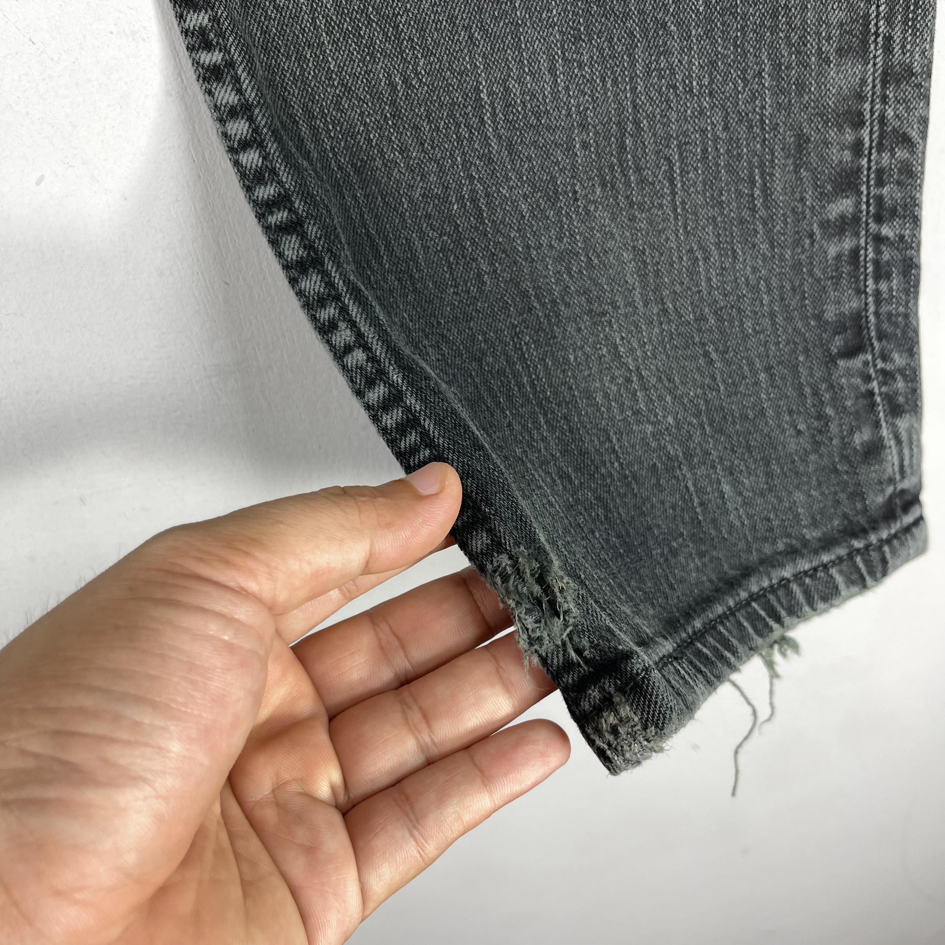 Levi's × Vintage W35 L31 Vintage Distressed Levis 511 Faded Black Wash Jeans Size US 35 - 6 Thumbnail