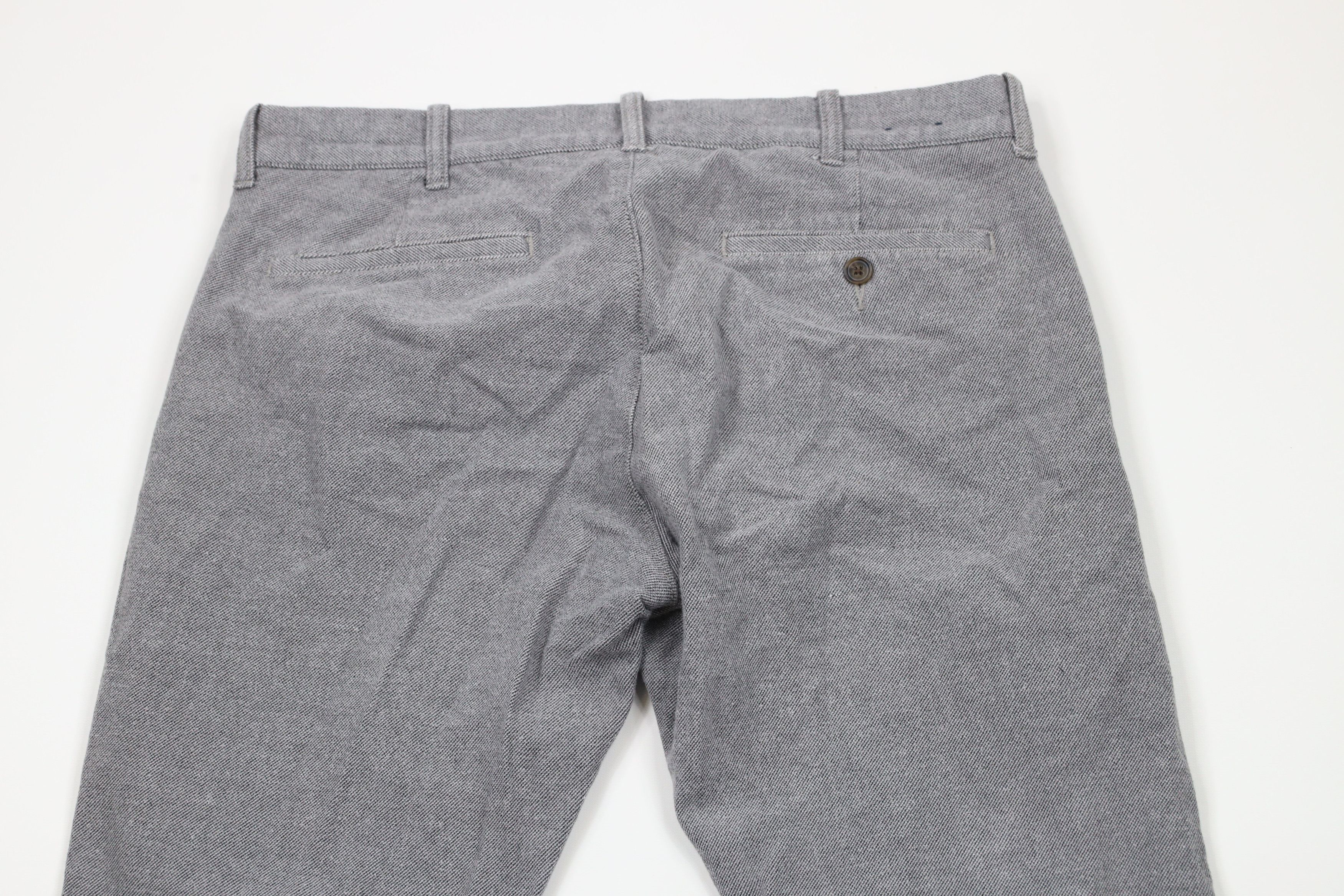 J.Crew × Vintage J Crew Slim Fit Flex Brushed Twill Trousers Chino Pants Gray Size US 32 / EU 48 - 10 Thumbnail
