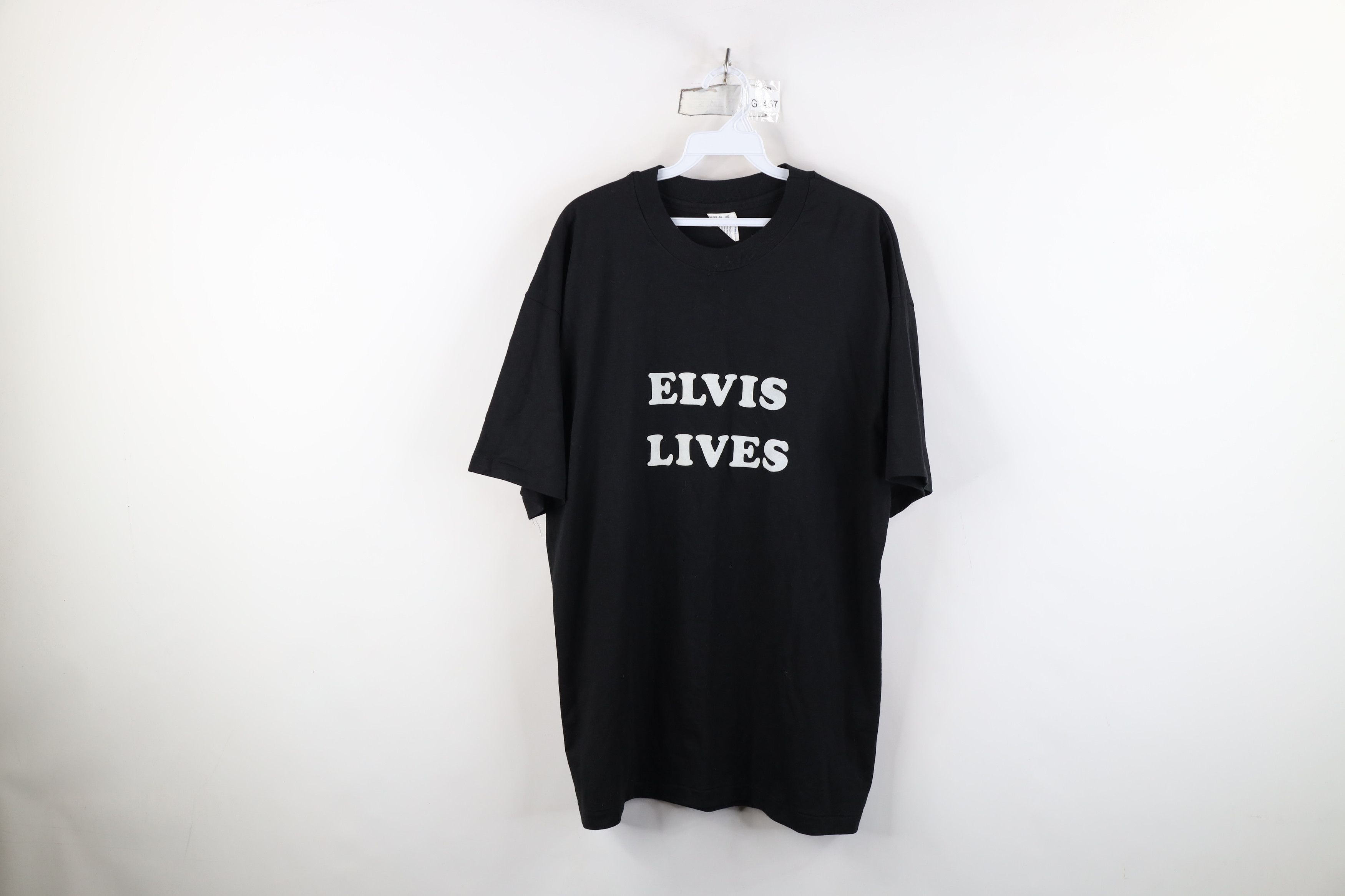 Vintage Vintage 90s Streetwear Lives Short Sleeve T-Shirt Black USA Size US XL / EU 56 / 4 - 1 Thumbnail