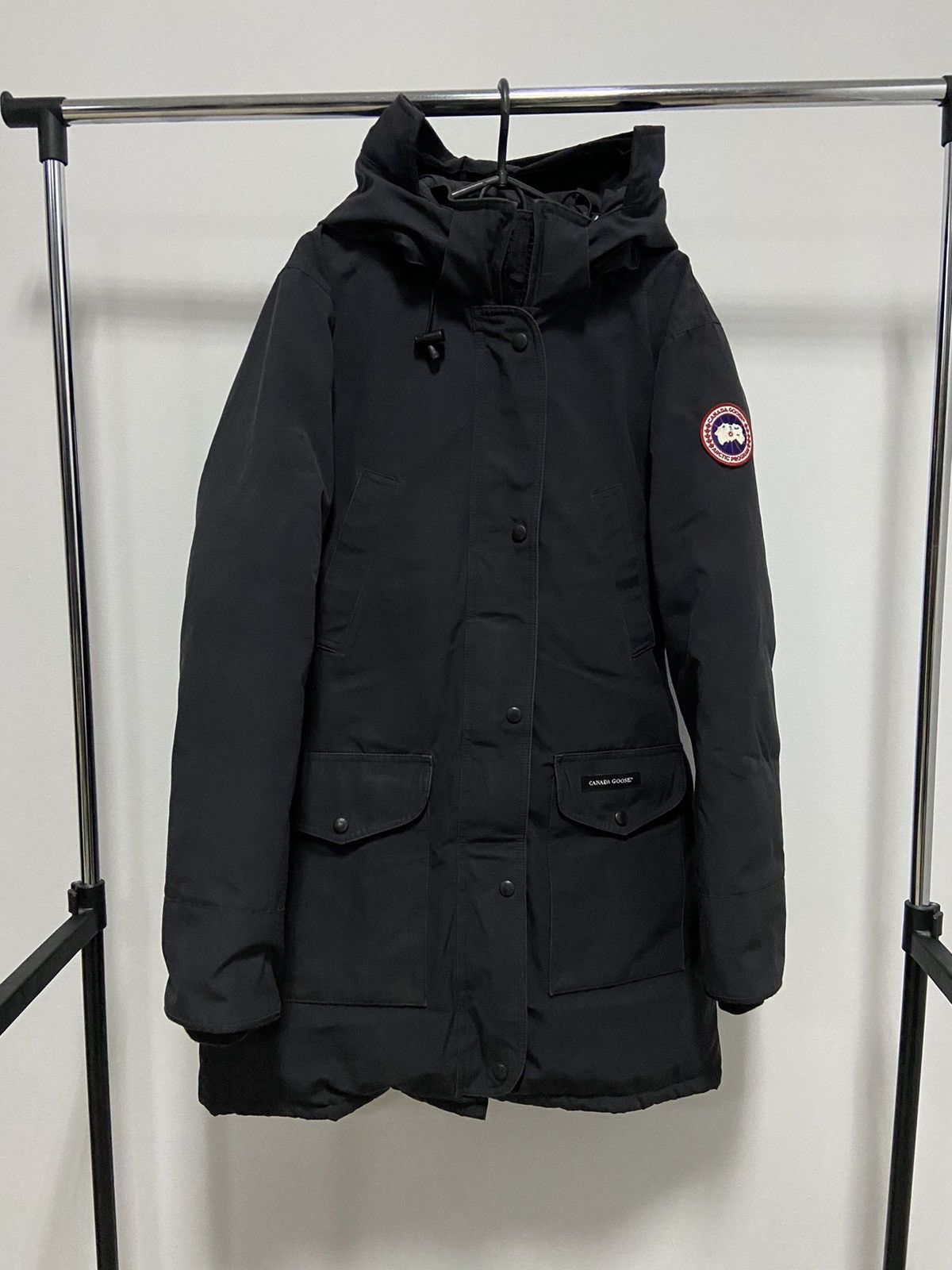 Canada Goose × Vintage Canada Goose trillium Jacket Hood Vintage Puffer Size L / US 10 / IT 46 - 1 Thumbnail