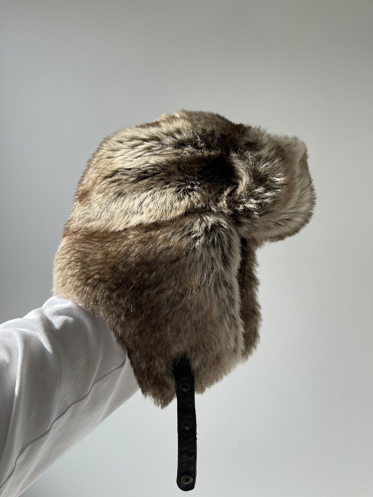 Japanese Brand Vintage fuzzy mohair japanese ushanka hat avant garde Size ONE SIZE - 13 Thumbnail