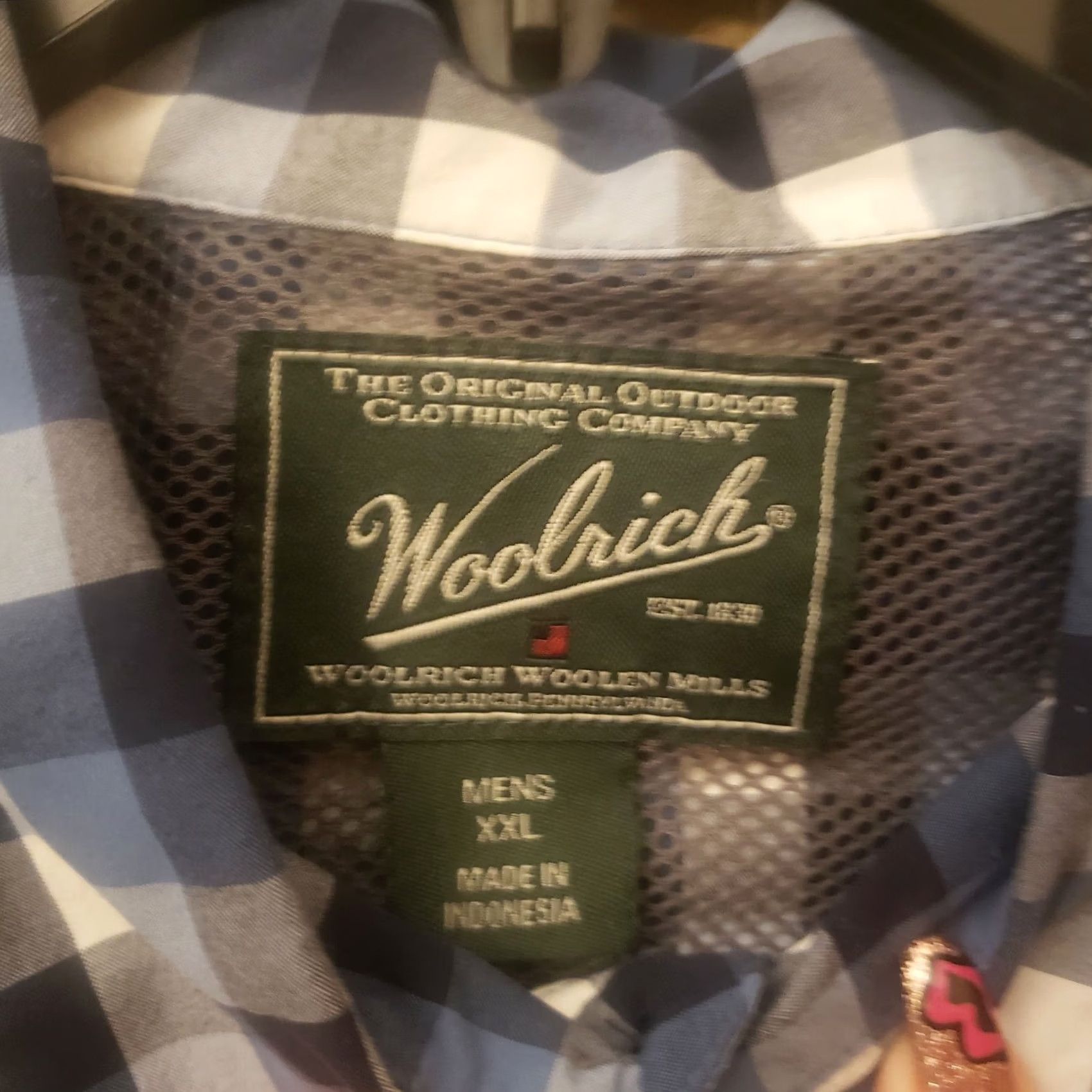 Vintage Woolrich Plaid Button-Up Short Sleeve Shirt XL Men Blue Buffalo Cotton Button-Down Collared Pockets Casual Classic Vintage No Size US XL / EU 56 / 4 - 3 Thumbnail