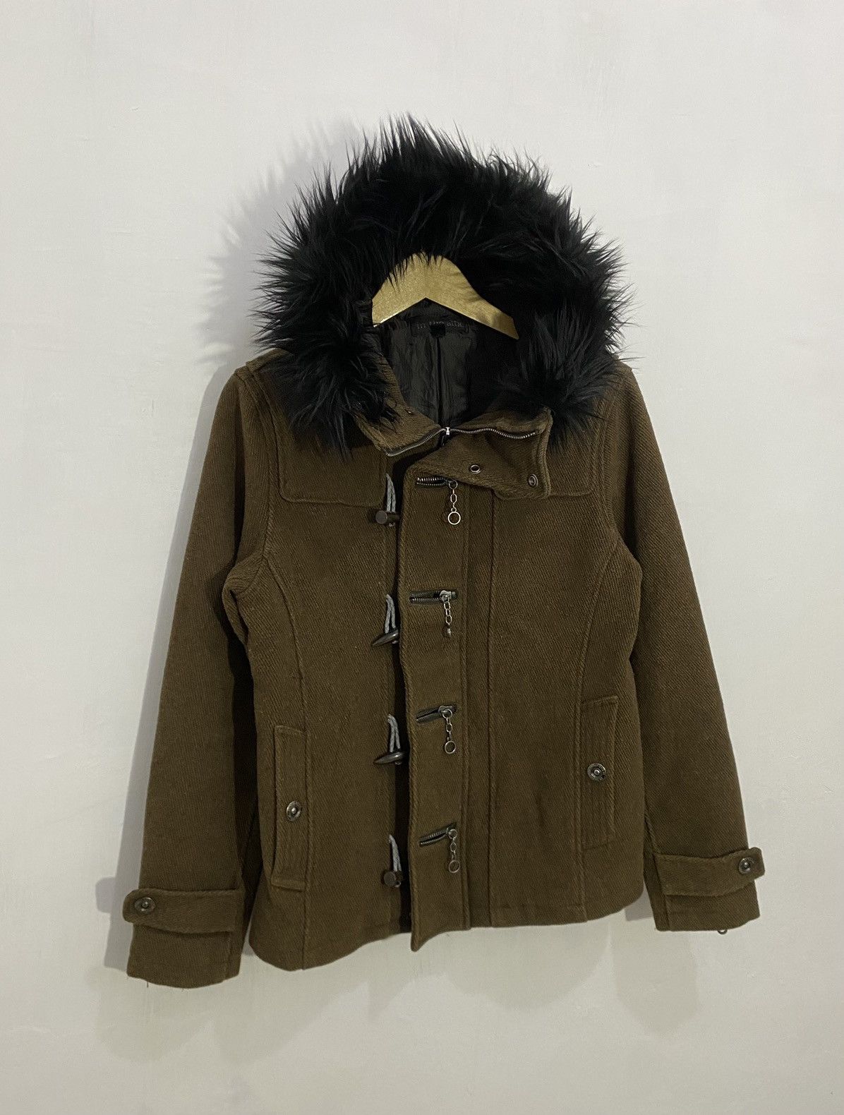 In The Attic 💥Japan💥In The Attic Fur Faux Jacket Size US M / EU 48-50 / 2 - 4 Thumbnail