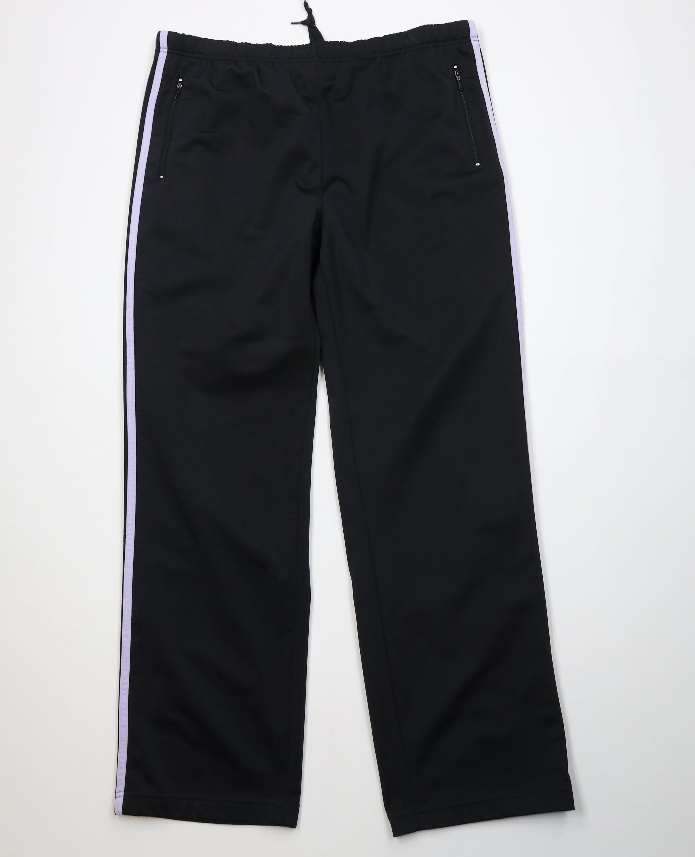 Adidas Vintage Y2K 2003 Adidas Striped Wide Leg Sweatpants Pants Size 38" / US 16 / IT 52 - 1 Thumbnail