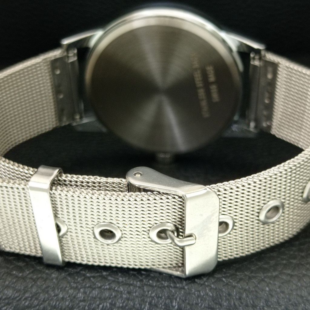 Other VINTAGE MONTINE HAND-WINDING SWISS MENS WHITE WATCH a444164 Size 38 - 2 Thumbnail