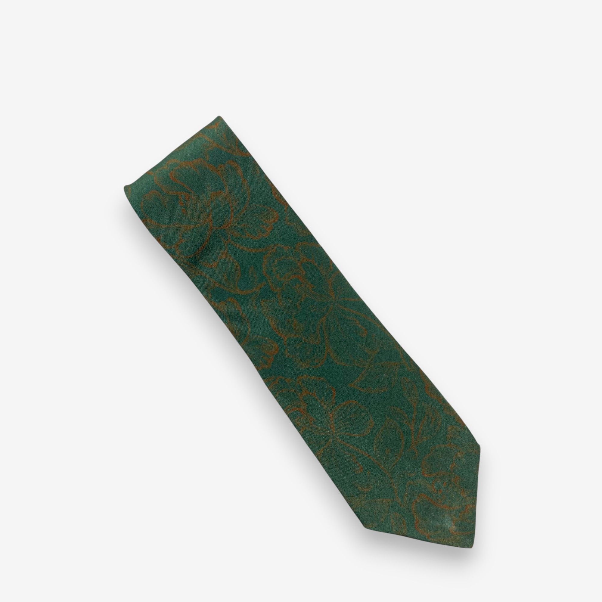 Borsalino Vintage Borsalino SILK Necktie Cravate Pure Silk Neck Tie Size ONE SIZE - 2 Thumbnail