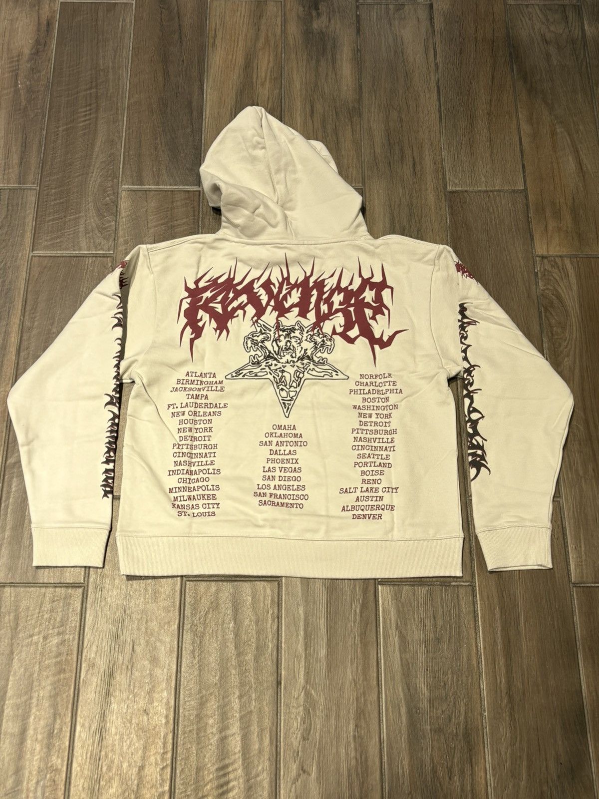 City Morgue × Revenge REVENGE x CITY MORGUE “METAL TOUR” HOODIE - SIZE MEDIUM Size US M / EU 48-50 / 2 - 2 Thumbnail