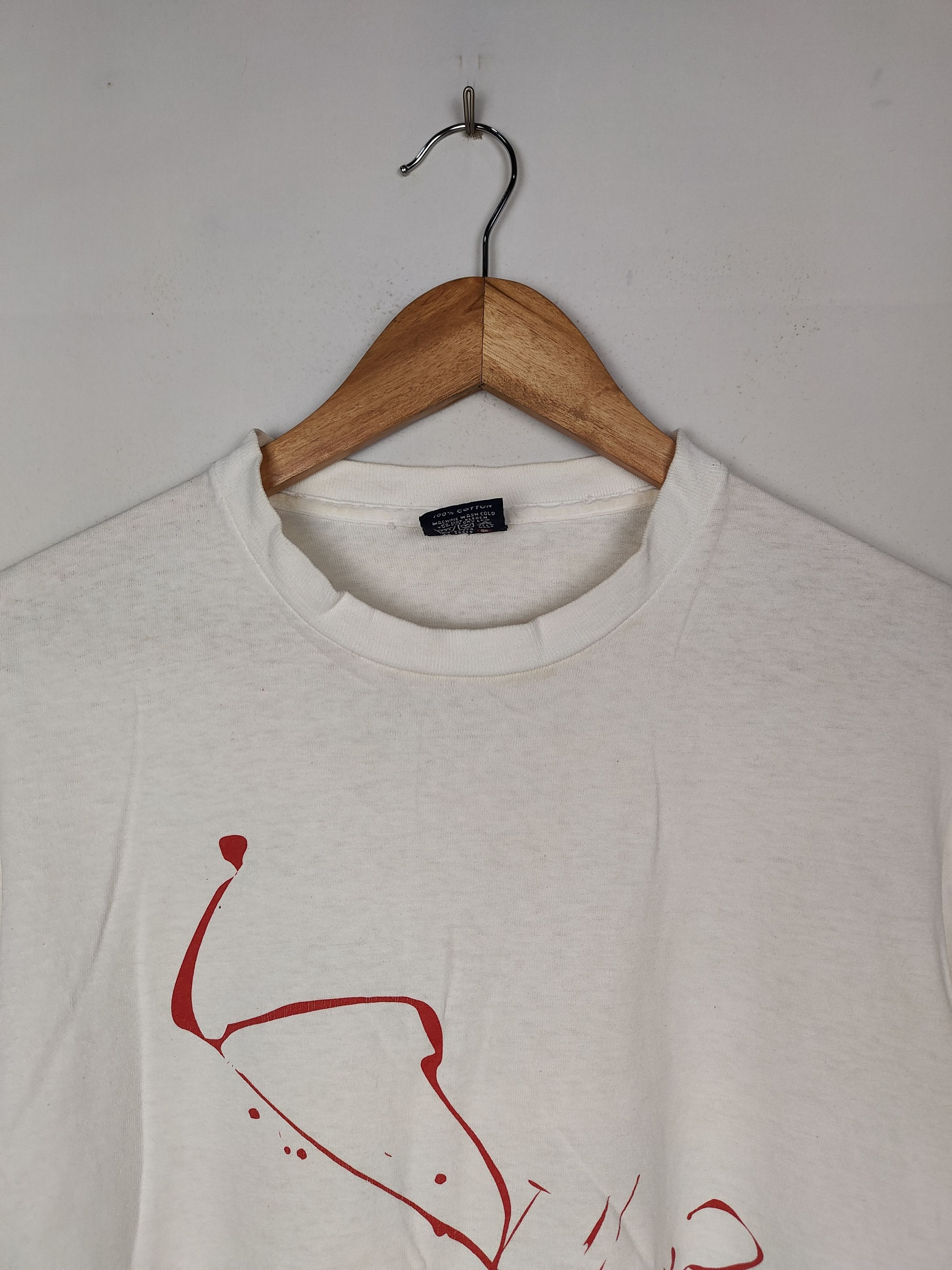 Stussy × Vintage Vintage 90s Stussy Untitled Drip Technique Shirt Size US S / EU 44-46 / 1 - 2 Thumbnail