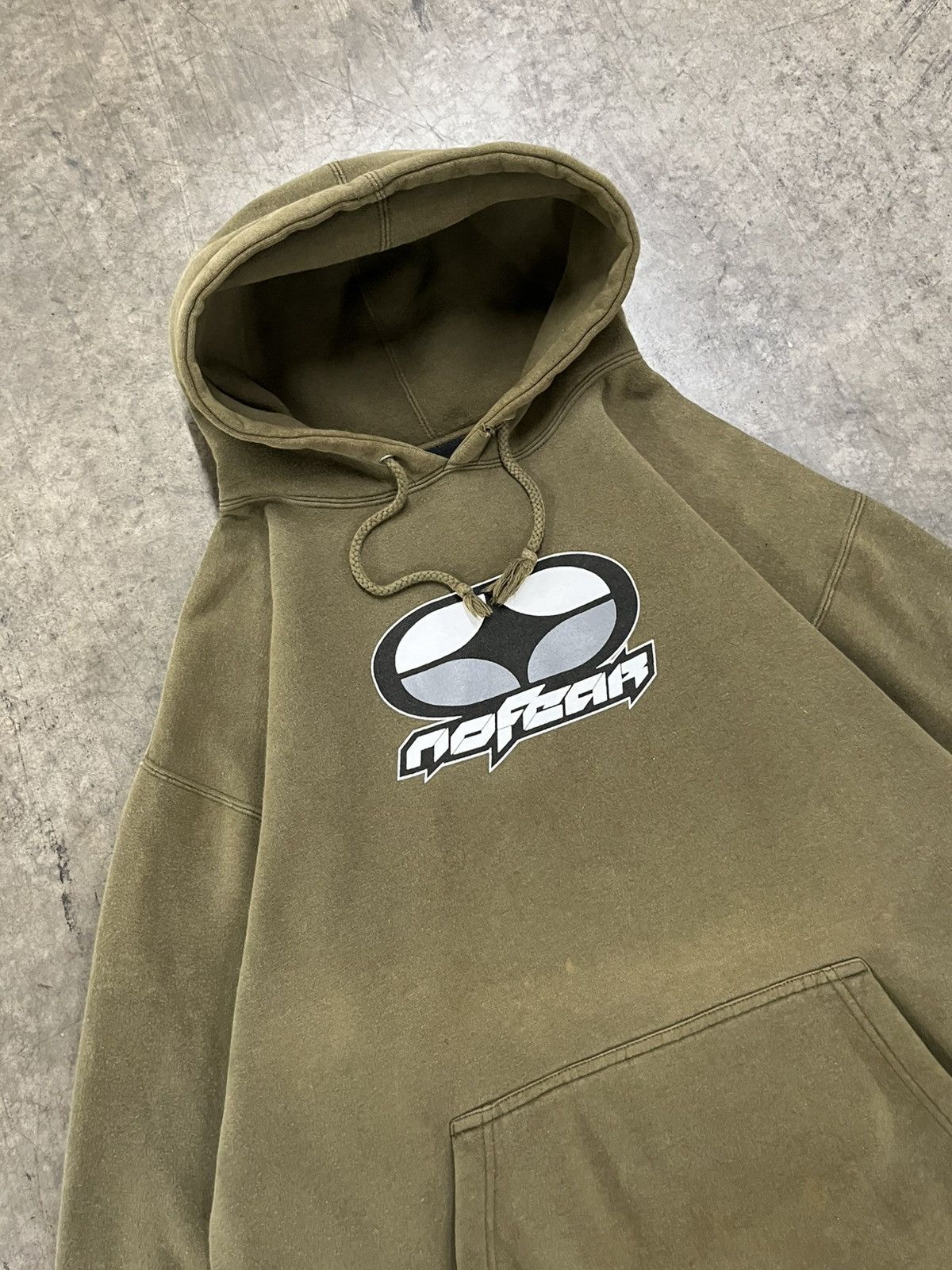 No Fear No fear y2k skater hoodie rare faded greece boxy streetwear Size US XL / EU 56 / 4 - 5 Thumbnail