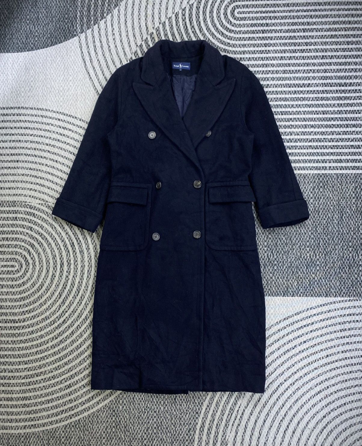 Polo Ralph Lauren Polo Ralph Lauren Double Collar Wool Long Jacket Size US M / EU 48-50 / 2 - 1 Thumbnail