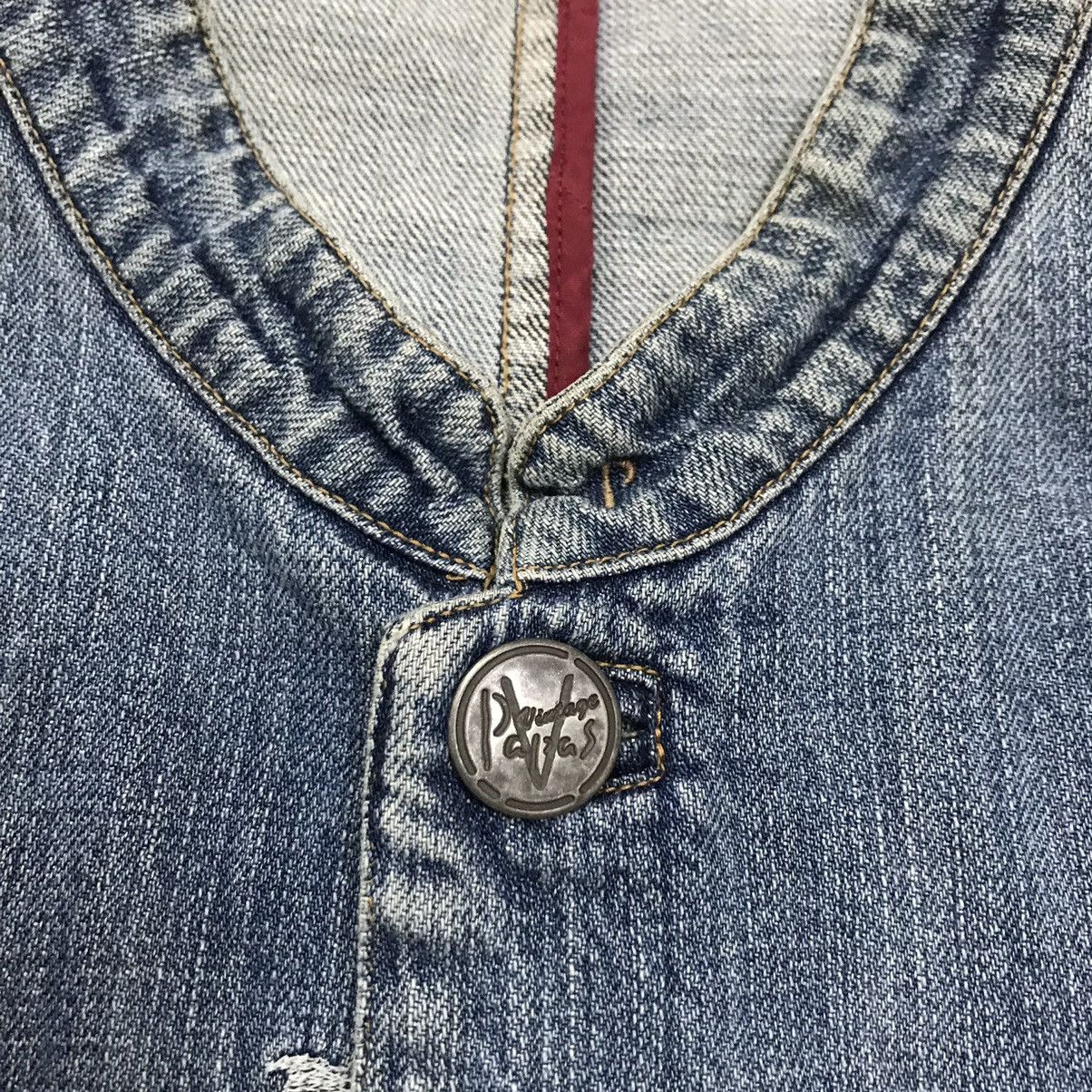 Japanese Brand Vintage Distressed Papas Tartan Neck Chore Jacket Denim Size US M / EU 48-50 / 2 - 13 Thumbnail