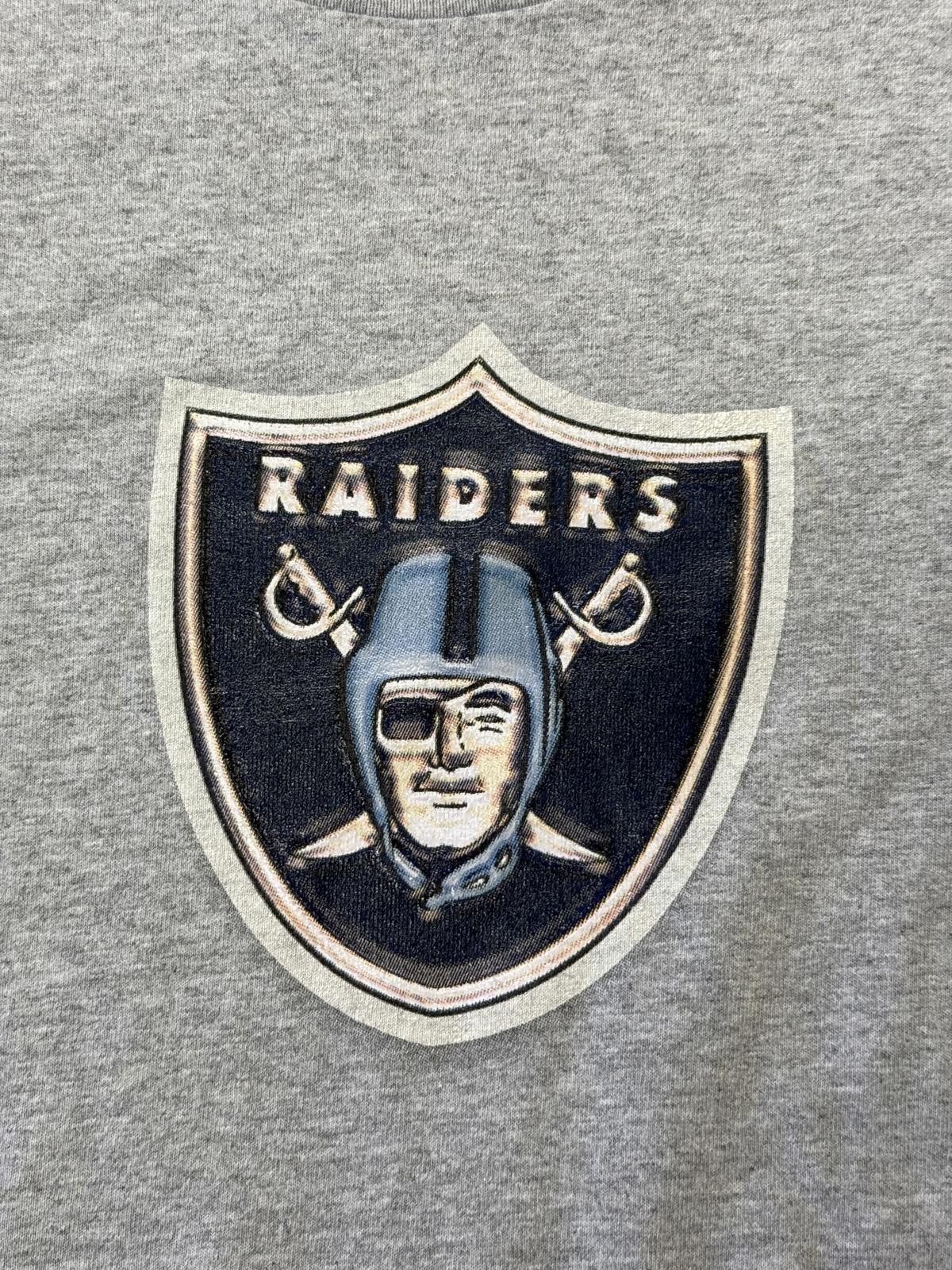 NFL Y2K NFL RaidersT-shirt Embossed Patch Glow T-shirt - L Size US L / EU 52-54 / 3 - 3 Thumbnail