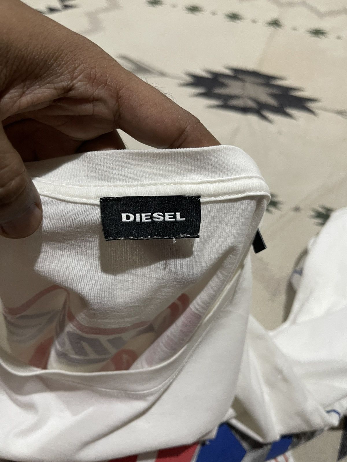 Diesel 2000s DIESEL BRAVE DOUBLE SIDED PRINT LONG SLEEVE SHIRT Size US L / EU 52-54 / 3 - 12 Thumbnail