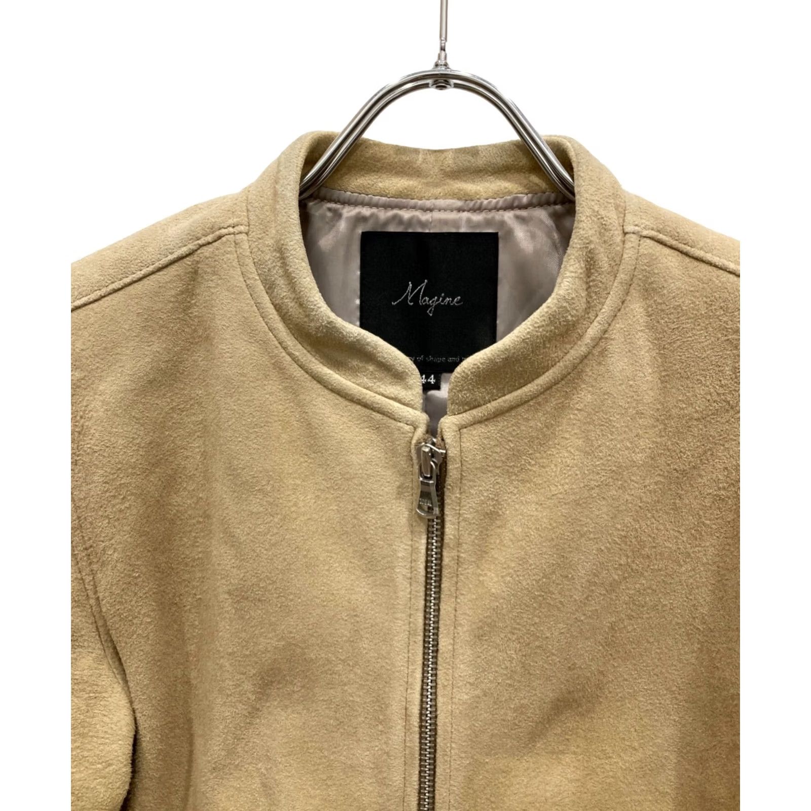 Vintage MAGINE Sheep Leather Jacket Mens 44 Beige Jacket Size US S / EU 44-46 / 1 - 3 Thumbnail