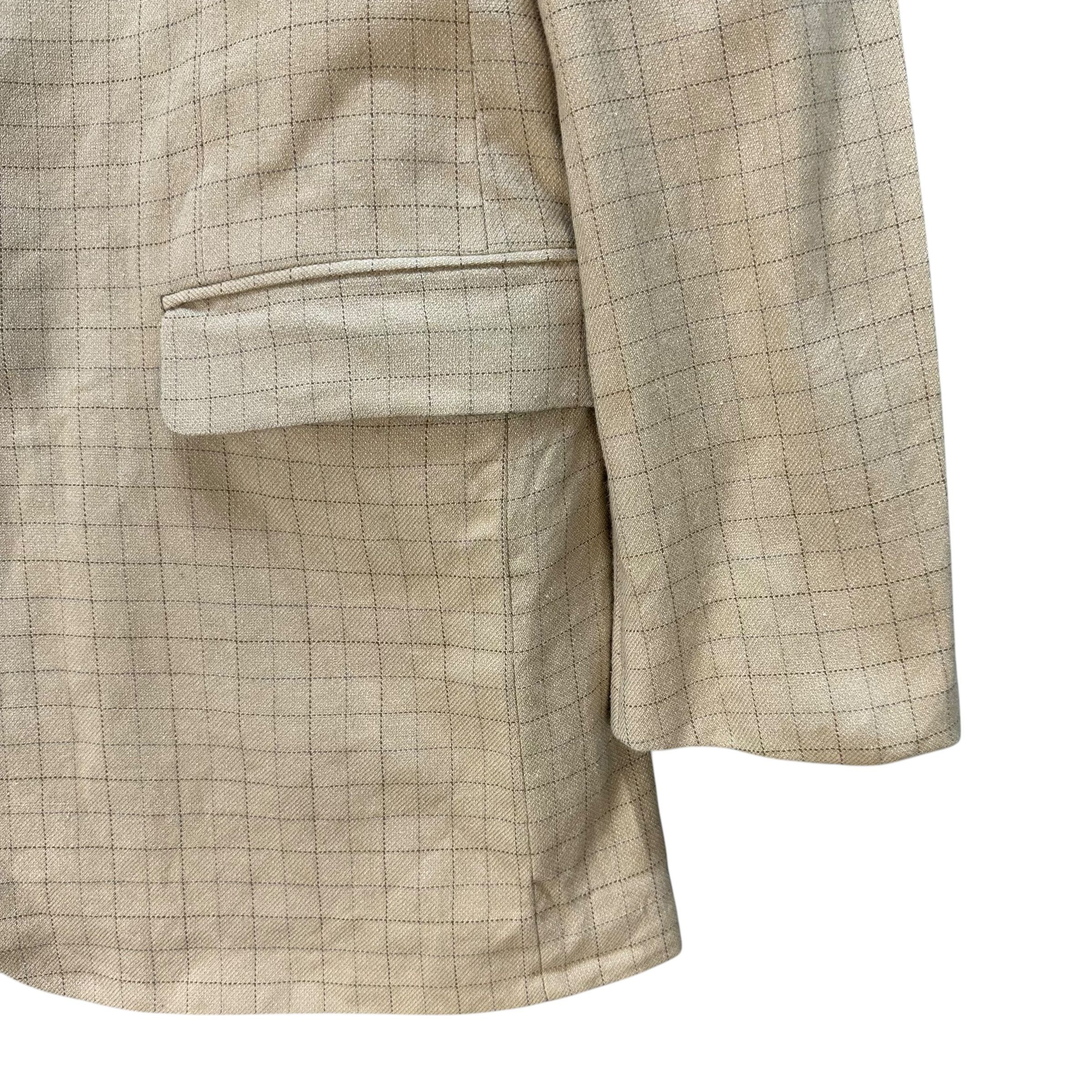 Burberry Vintage BURBERRY Kensington Check Wool Silk Blazer #A79-1916 Size US M / EU 48-50 / 2 - 5 Thumbnail