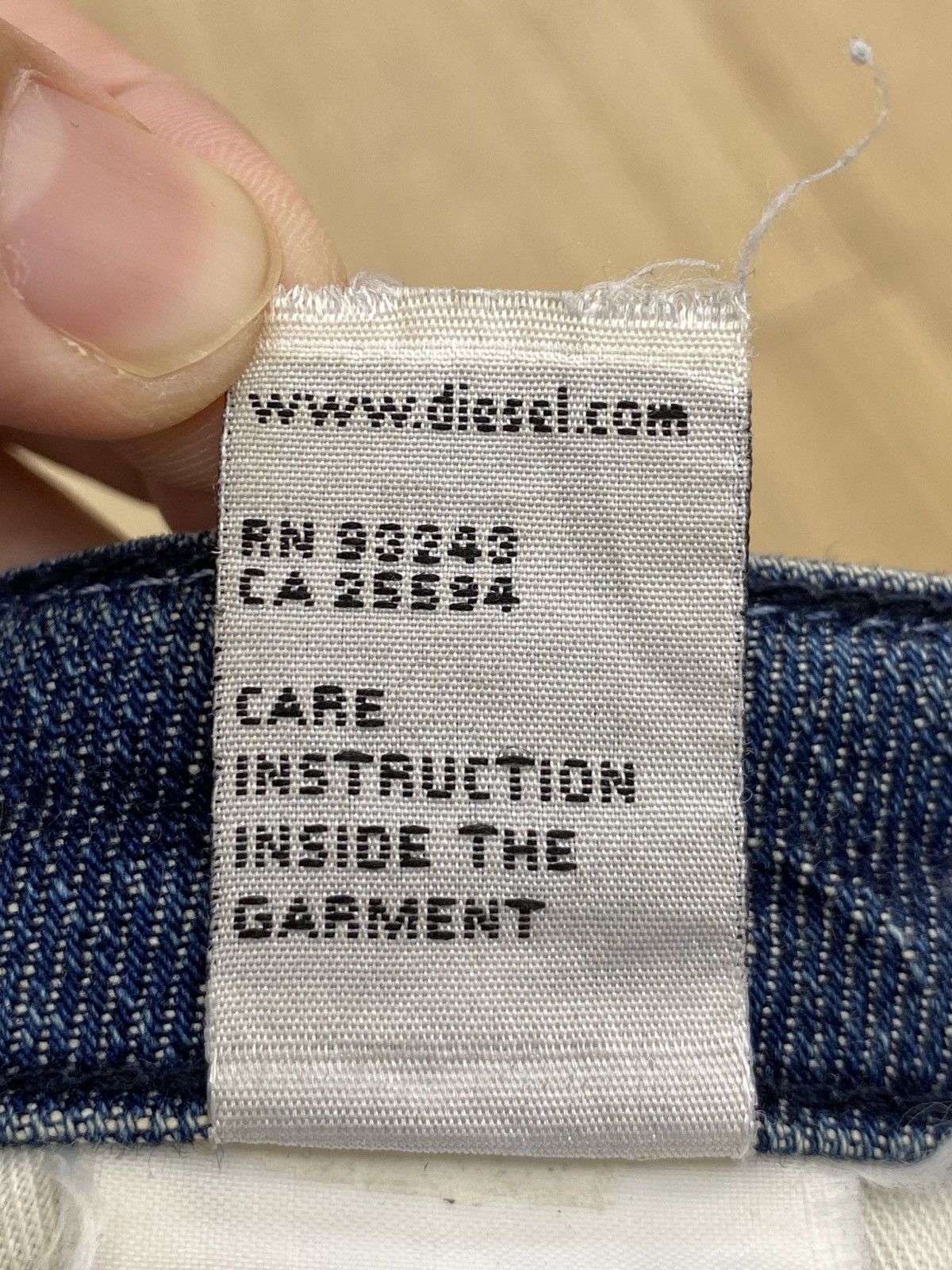 Diesel Diesel Whiskers Acid Blue Wash Style Size US 30 / EU 46 - 16 Thumbnail