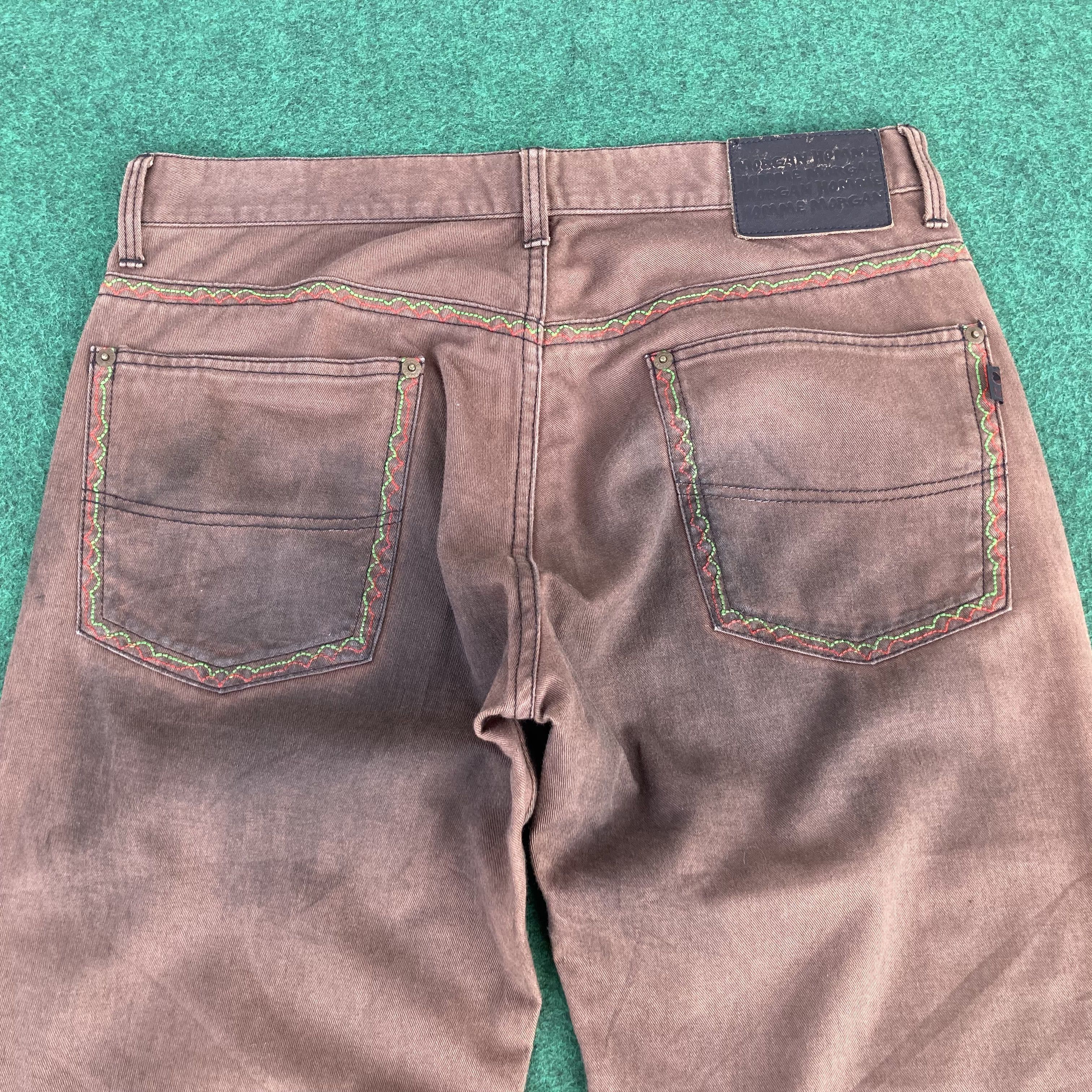 Japanese Brand Vtg Morgans Rockers Faded Pant Trouser Sz 31 Jeans Size US 31 - 6 Thumbnail