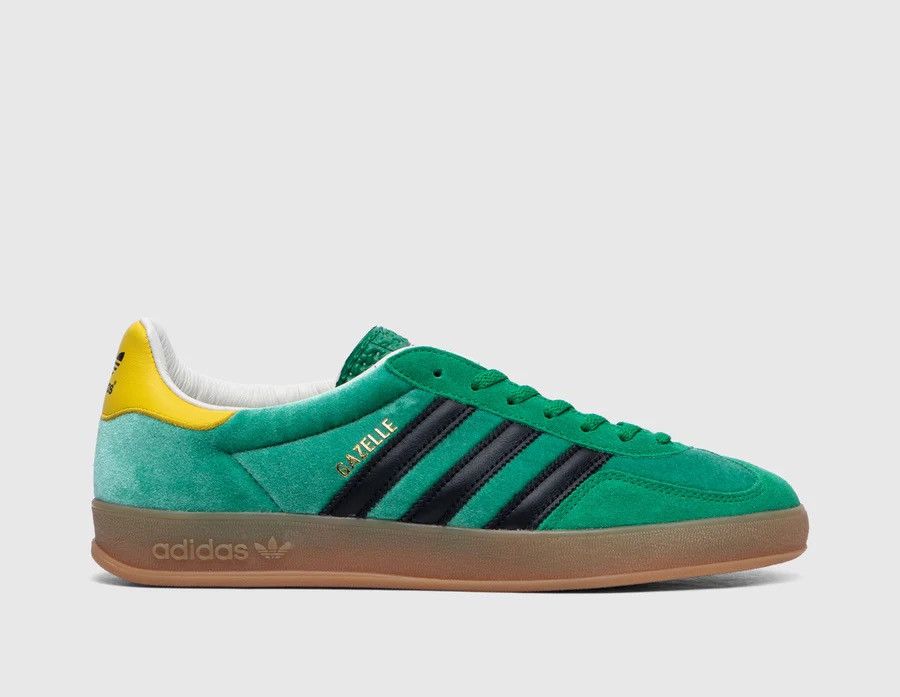 Adidas × size? NEW - Size 7.5 US Adidas x size? Gazelle Indoor Green Yellow Size US 7.5 / EU 40-41 - 8 Thumbnail