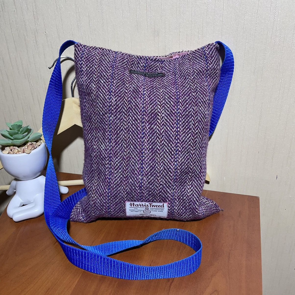 Harris Tweed × Vintage Harris Tweed vintage messenger bag Size ONE SIZE - 1 Thumbnail