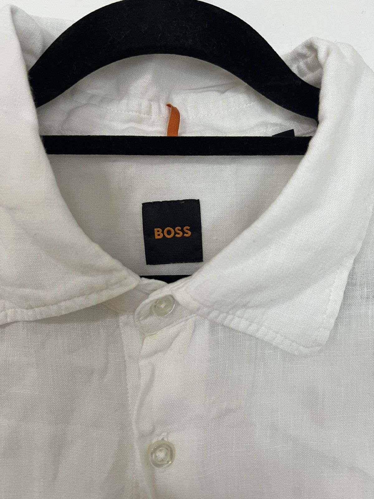 Hugo Boss Boss linen short short sleeve XL Size US XL / EU 56 / 4 - 2 Thumbnail