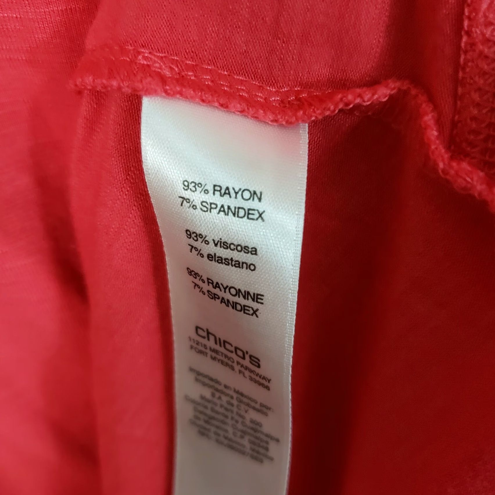 Vintage Chico's Zenergy Women’s Tunic Top M Pink 3/4 Sleeve Round Neck Pullover Blouse Shirt Womens Size M / US 6-8 / IT 42-44 - 6 Thumbnail