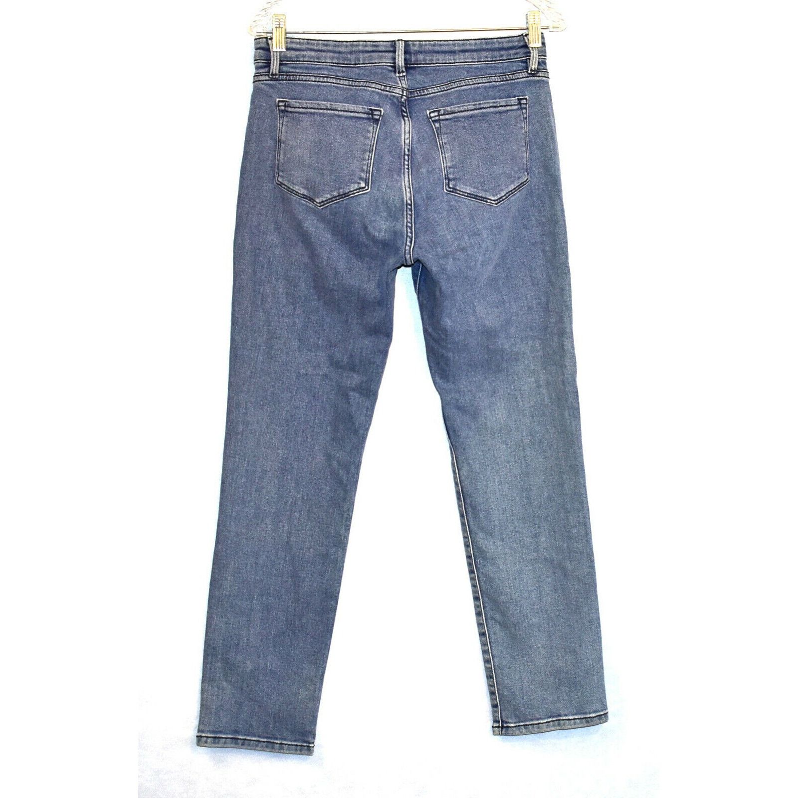 Theory B0 NWT THEORY Dracie R2 Indigo Denim Slim Leg Jeans 27 $195 Size 27" / US 4 / IT 40 - 3 Thumbnail