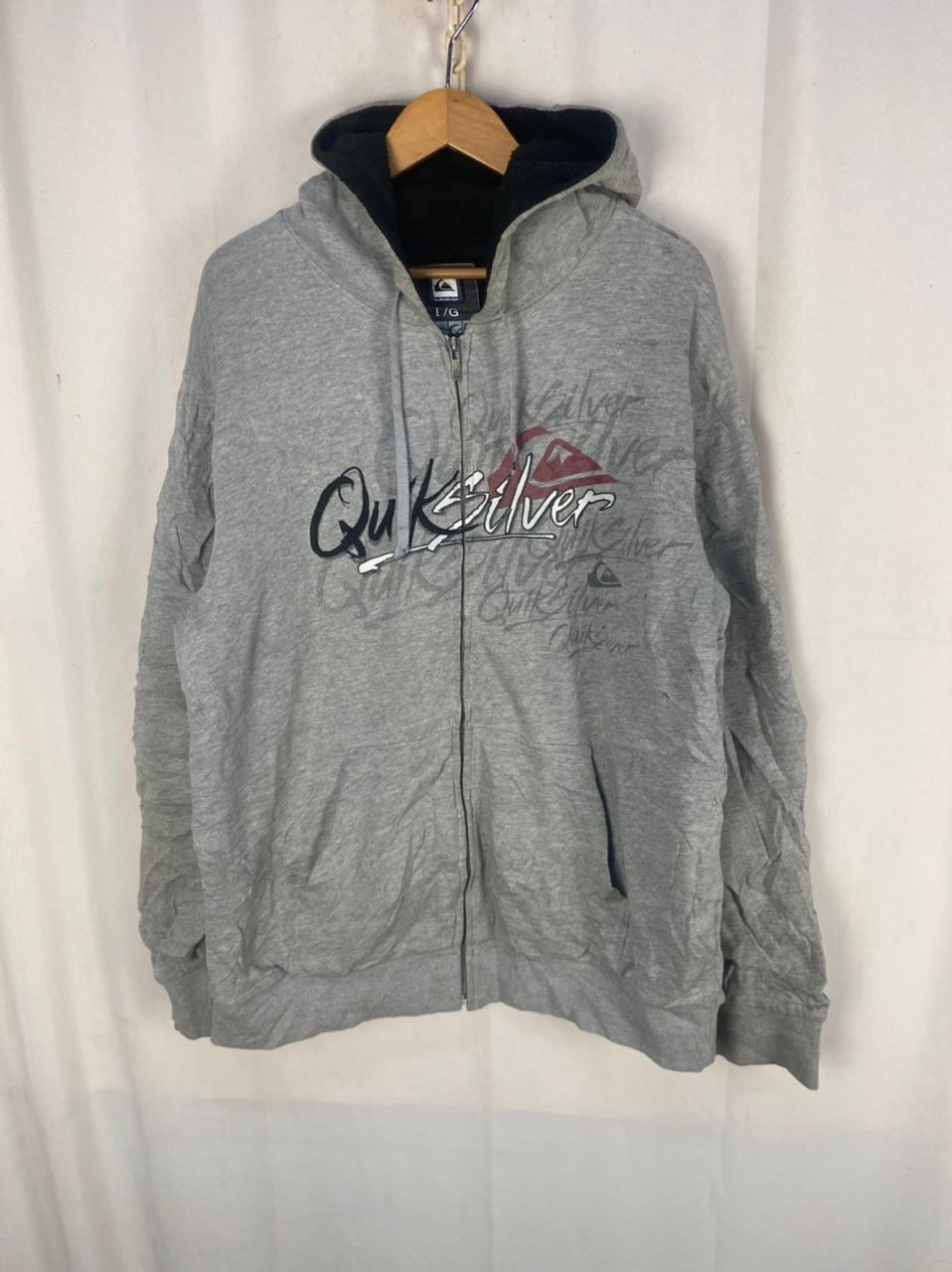 Quiksilver Quicksilver printed zipper hoodie Size US L / EU 52-54 / 3 - 10 Thumbnail