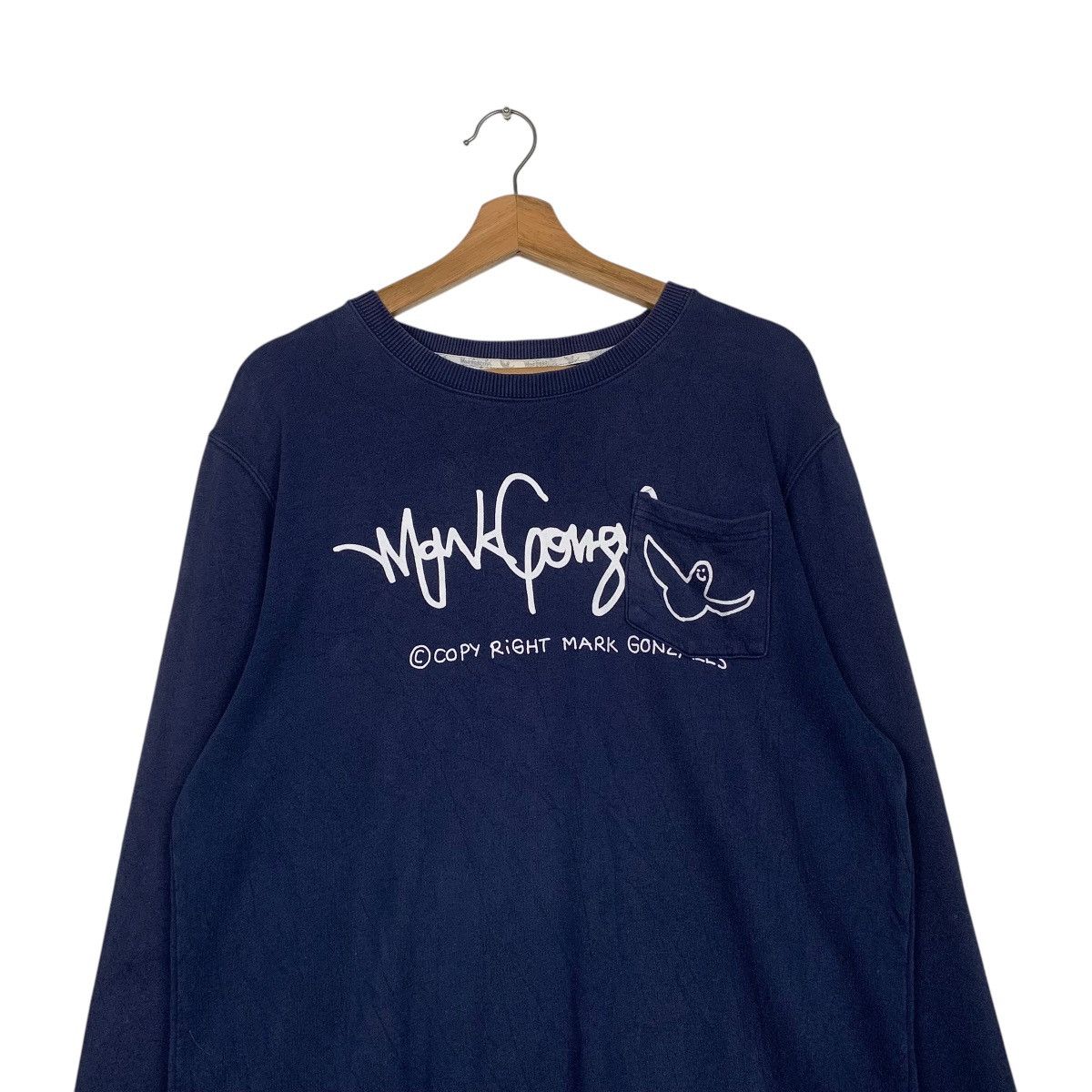 Japanese Brand Mark Gonzalez Single Pocket Sweater Size US L / EU 52-54 / 3 - 2 Thumbnail