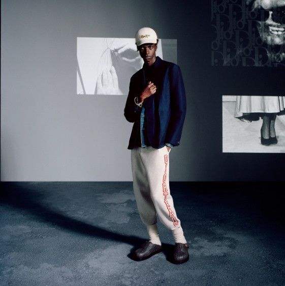 DENIM TEARS × Dior o1w1db10824 Size: L / Baseball Cap in Beige Size ONE SIZE - 6 Thumbnail