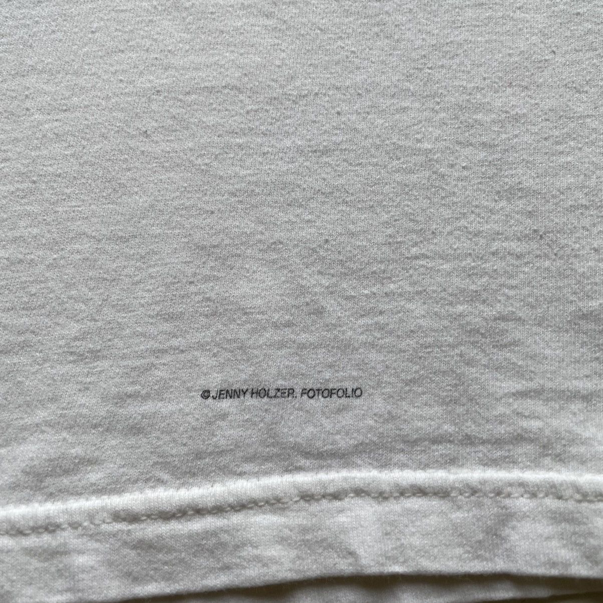 Vintage Vintage 90s Jenny Holzer Truisms Art Graphic T Shirt Small Size US S / EU 44-46 / 1 - 4 Thumbnail