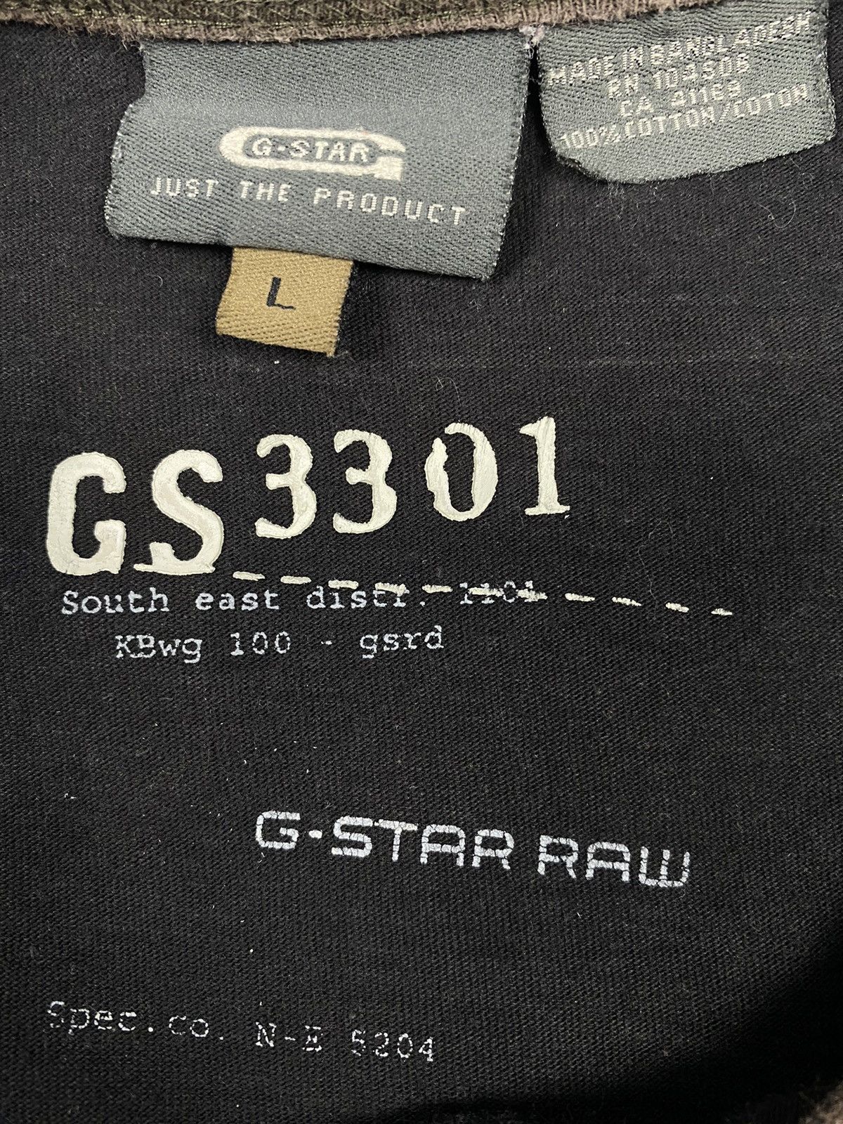 G-Star G Star Raw Avant-garde big logo tee t shirt Size US L / EU 52-54 / 3 - 15 Thumbnail