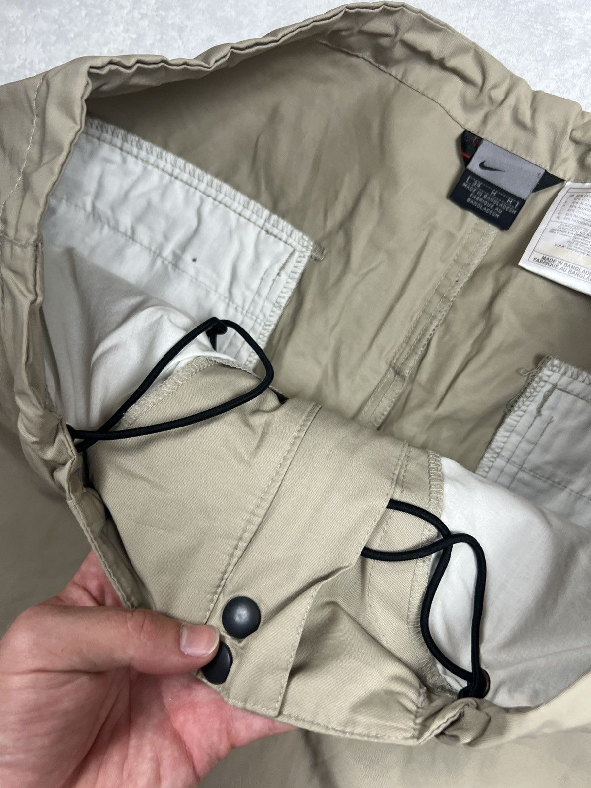 Nike 90s Nike Swoosh Vintage Y2K Gorpcore Baggy Retro Pants Size US 34 / EU 50 - 6 Thumbnail