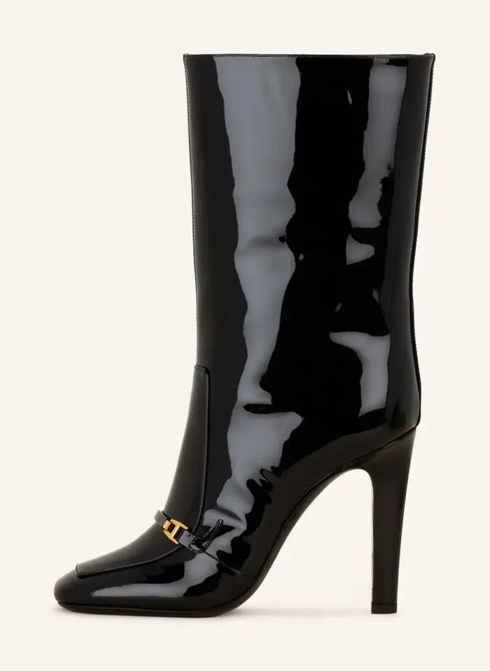 Saint Laurent Paris o1tp1o0125 Camden Boots In Patent Leather in Black Size US 5 / IT 35 - 7 Thumbnail