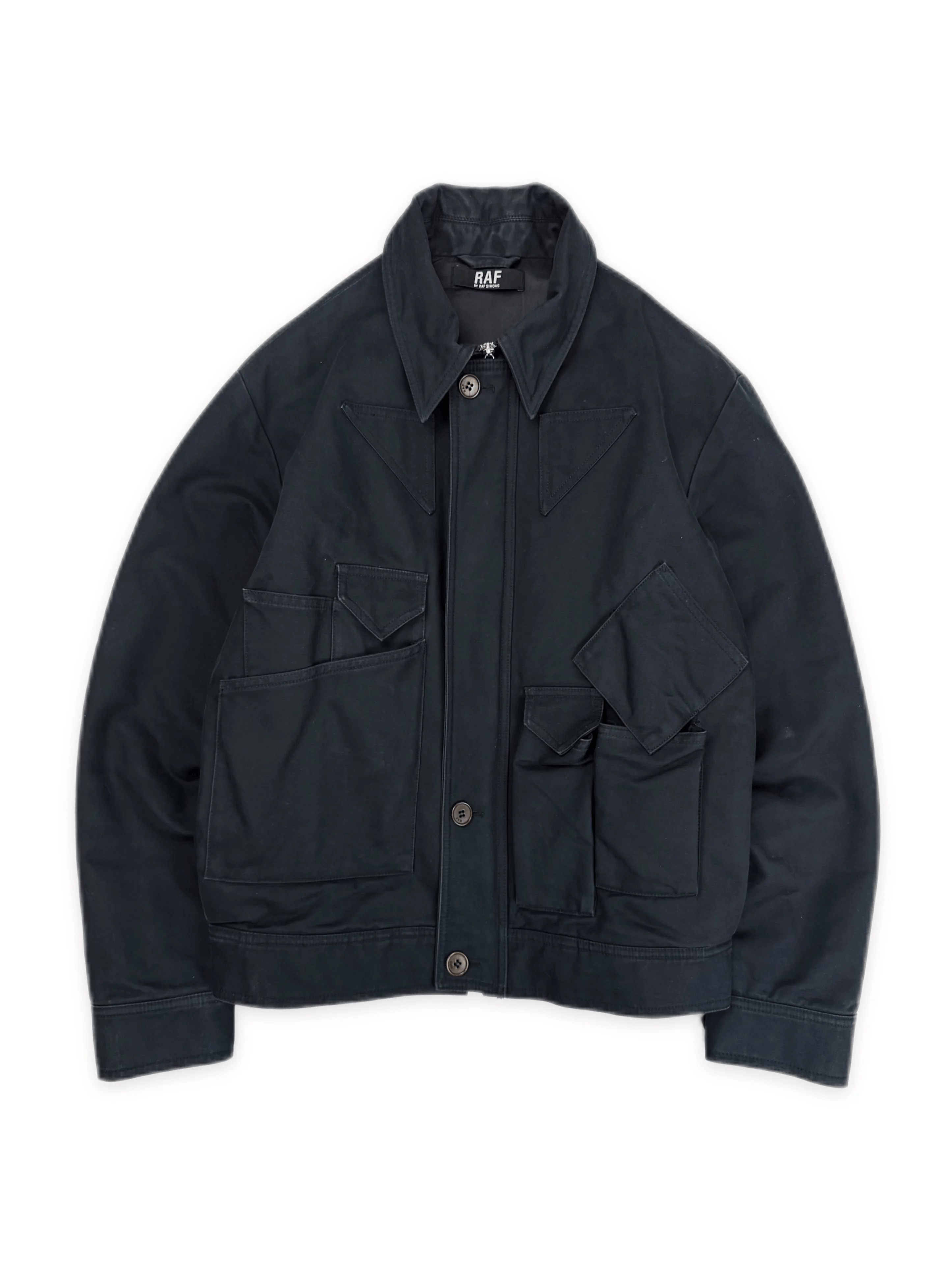 Katharine Hamnett London Katharine Hamnett Multi Pocket Cargo Shirt Black M Size US M / EU 48-50 / 2 - 3 Thumbnail