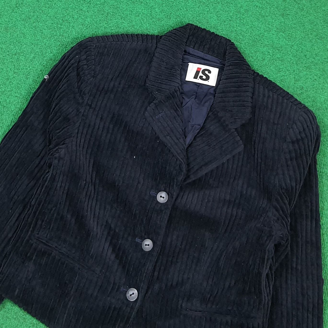 Issey Miyake I.S. Issey Miyake Japan Corduroy Cropped Jacket C303N16 Size M / US 6-8 / IT 42-44 - 2 Thumbnail