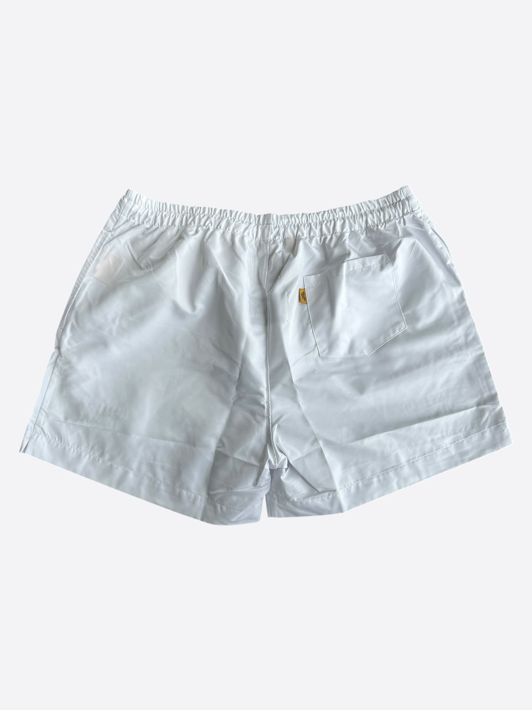 Gallery Dept White & Black Logo Zuma Shorts