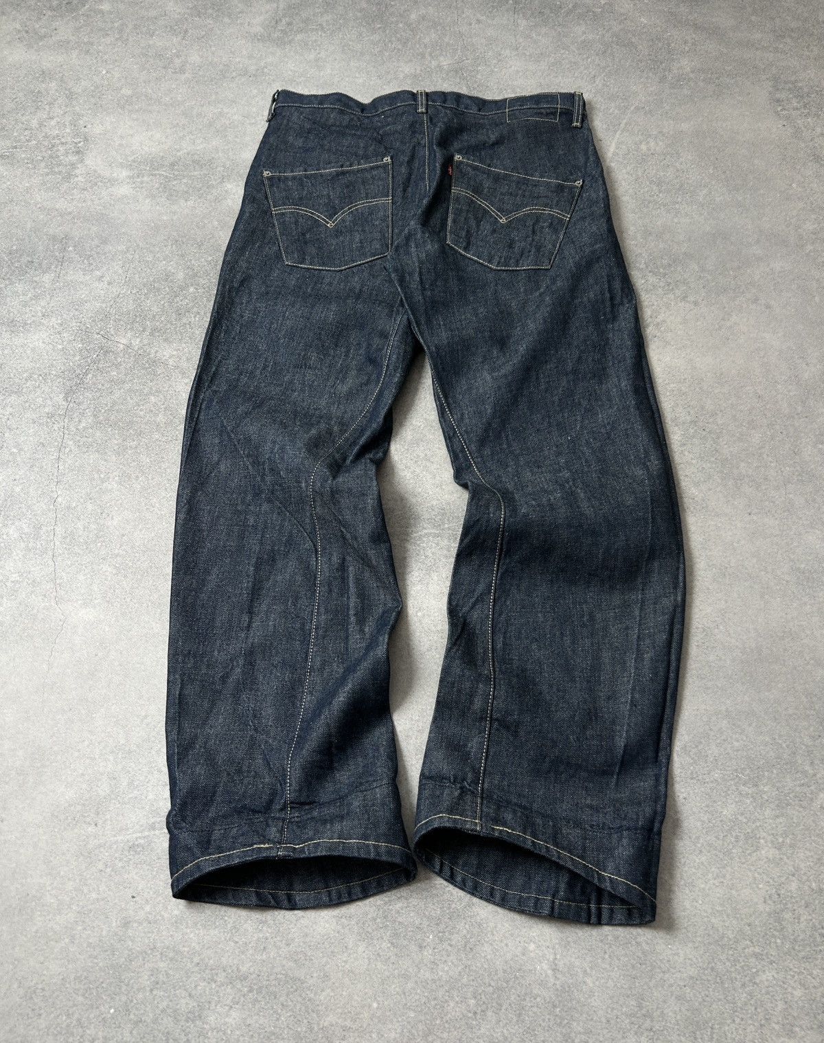 Levi's Levis engineered x hand made custom jeans mens blue Size US 34 / EU 50 - 2 Thumbnail