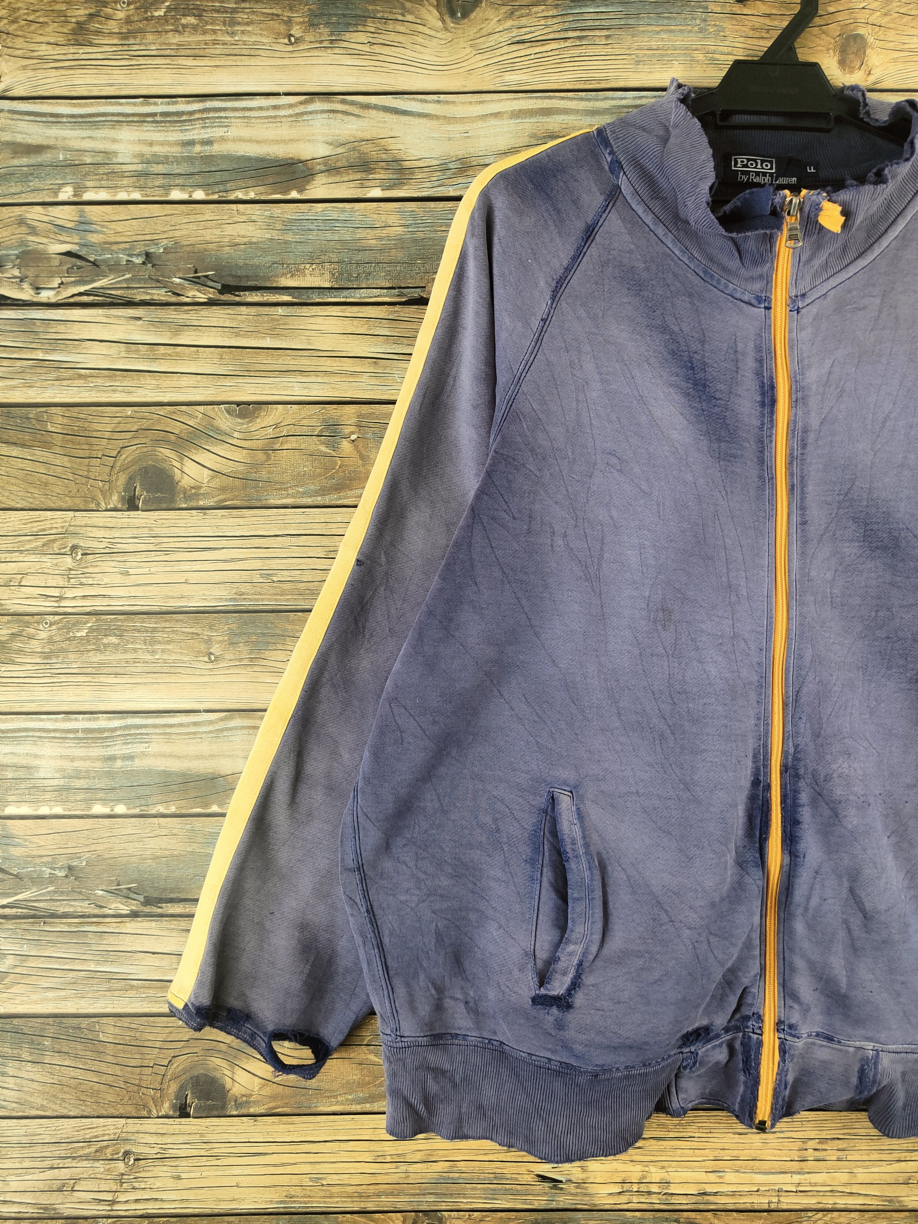 Polo Ralph Lauren Vintage Polo by Ralph Lauren Navy Faded Sweaters Size US XL / EU 56 / 4 - 5 Thumbnail