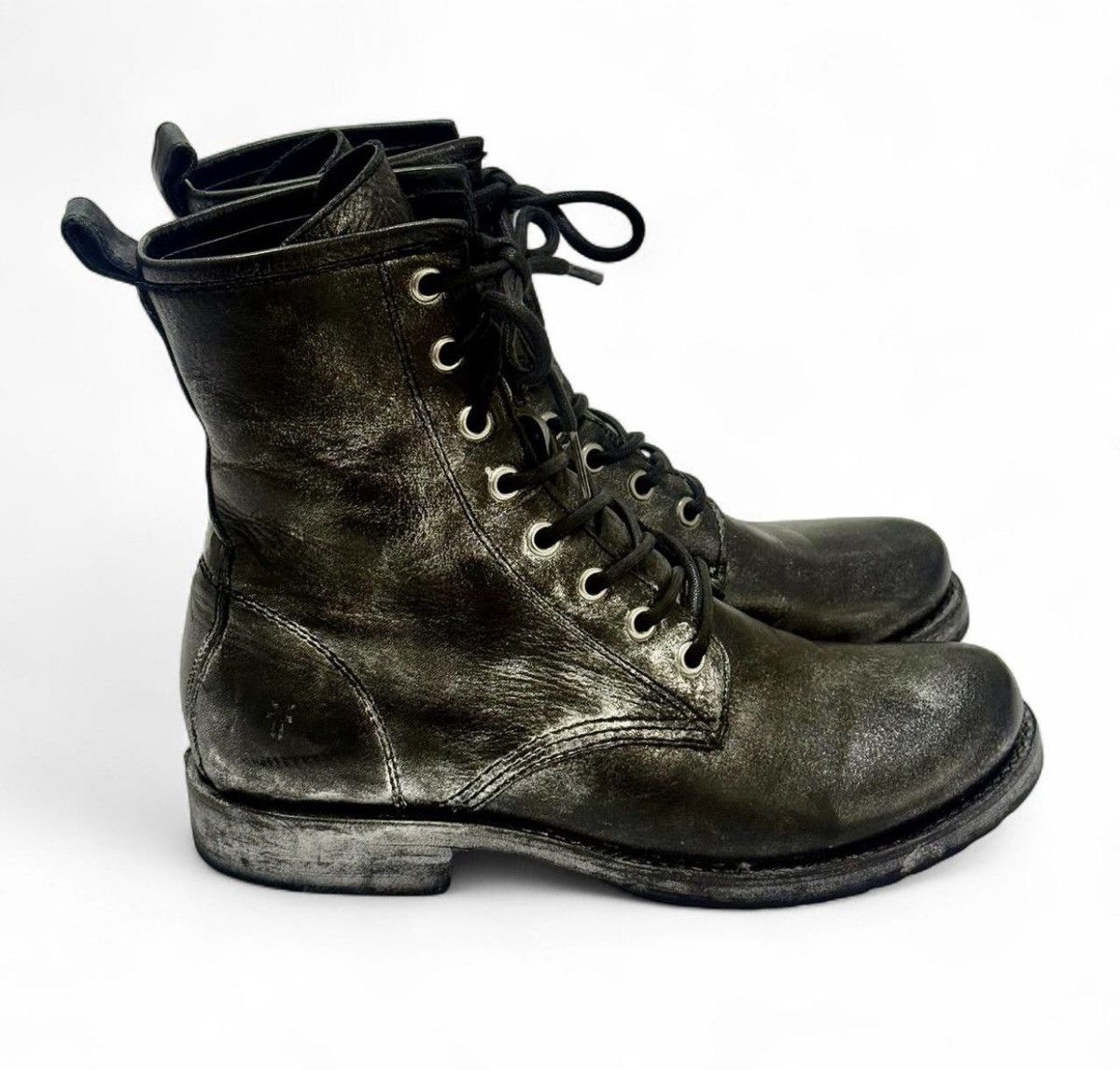 Frye $450 - Frye Black Leather Boots (Made in Mexico) | Size: 7 Size US 7 / IT 37 - 4 Thumbnail