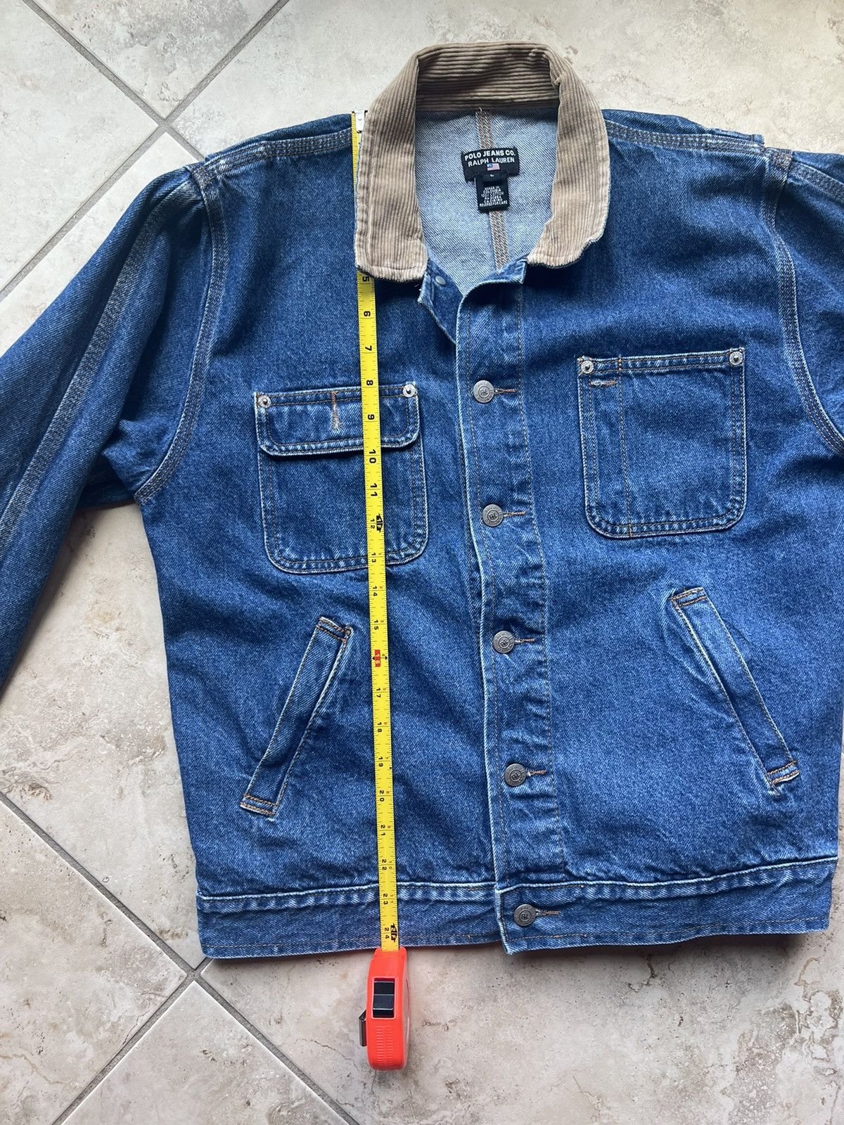 Polo Ralph Lauren × Vintage Polo Jeans Company Denim Jacket Size US M / EU 48-50 / 2 - 4 Thumbnail
