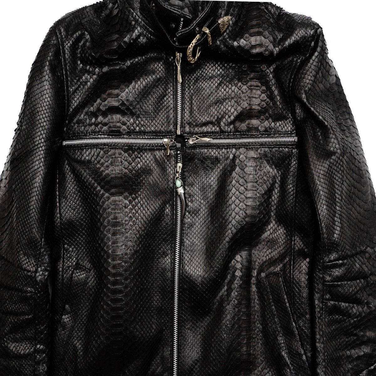 14th addiction
レザー編み込みデザインブーツ 14th Addiction Cross Zip Leather Jacket – Paroxa