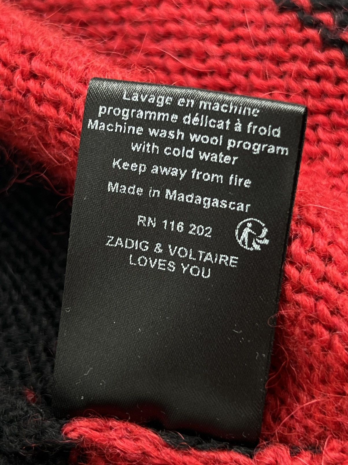 Zadig & Voltaire Zadig&Voltaire Bensti Striped Distressed Kurt Cobain Sweater Size US M / EU 48-50 / 2 - 18 Thumbnail